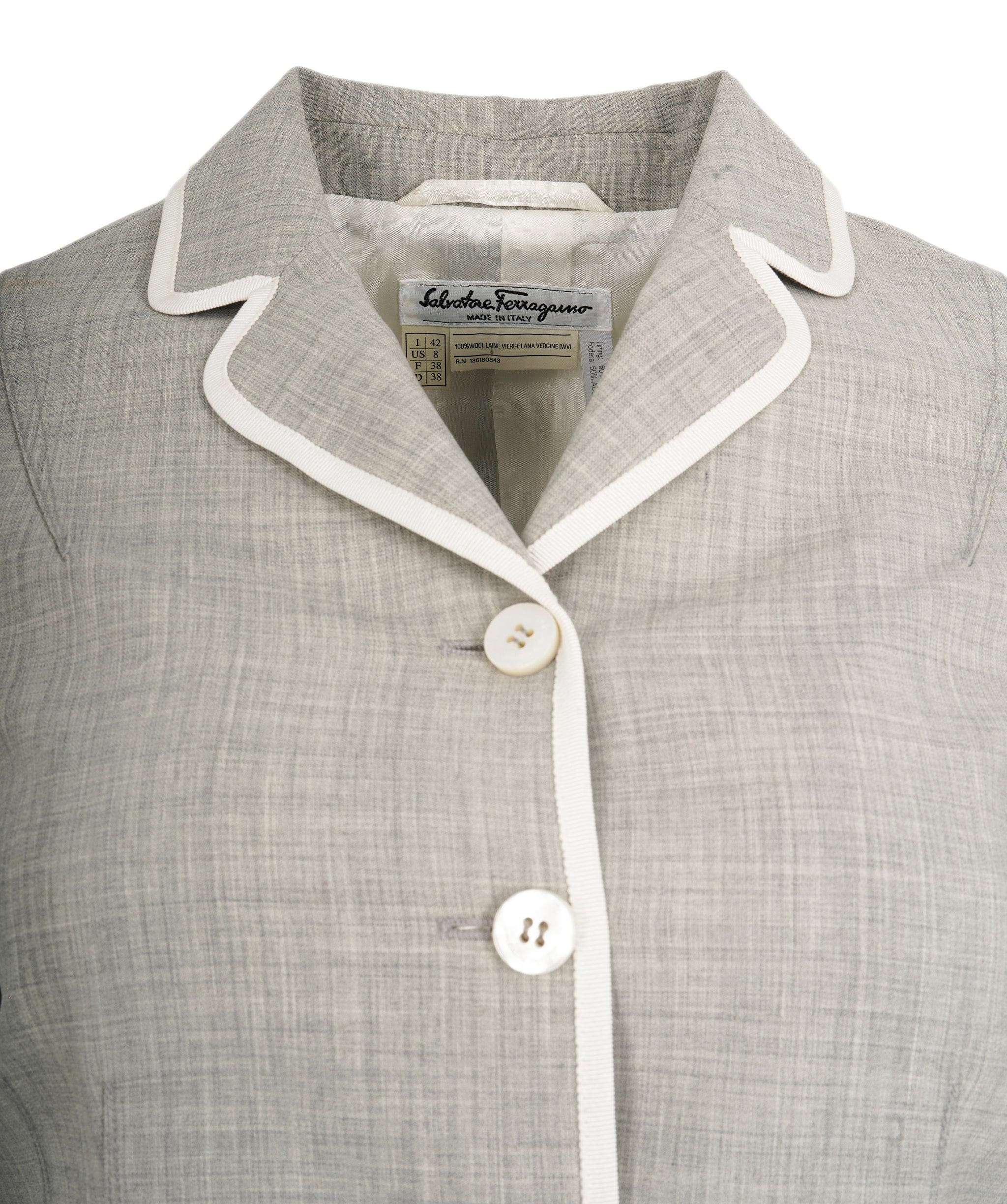 Salvatore Ferragamo Ferragamo grey suit set - AJC0515