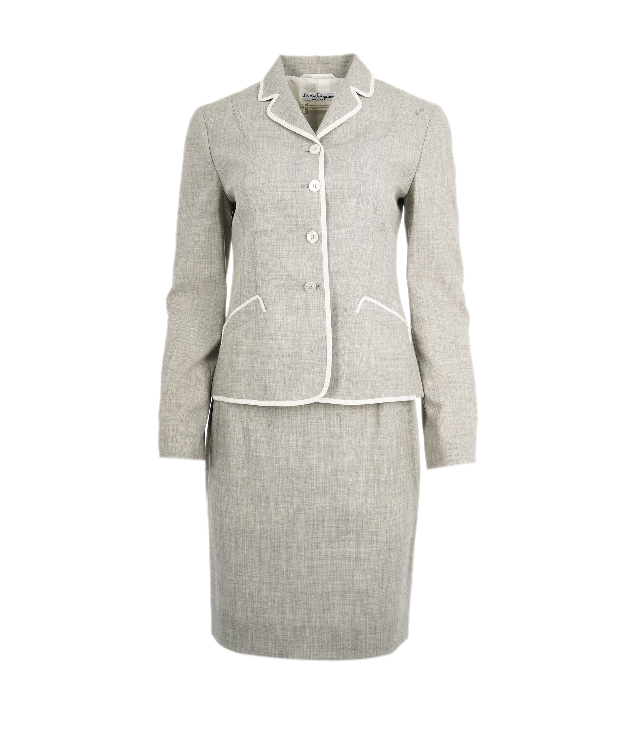 Salvatore Ferragamo Ferragamo grey suit set - AJC0515