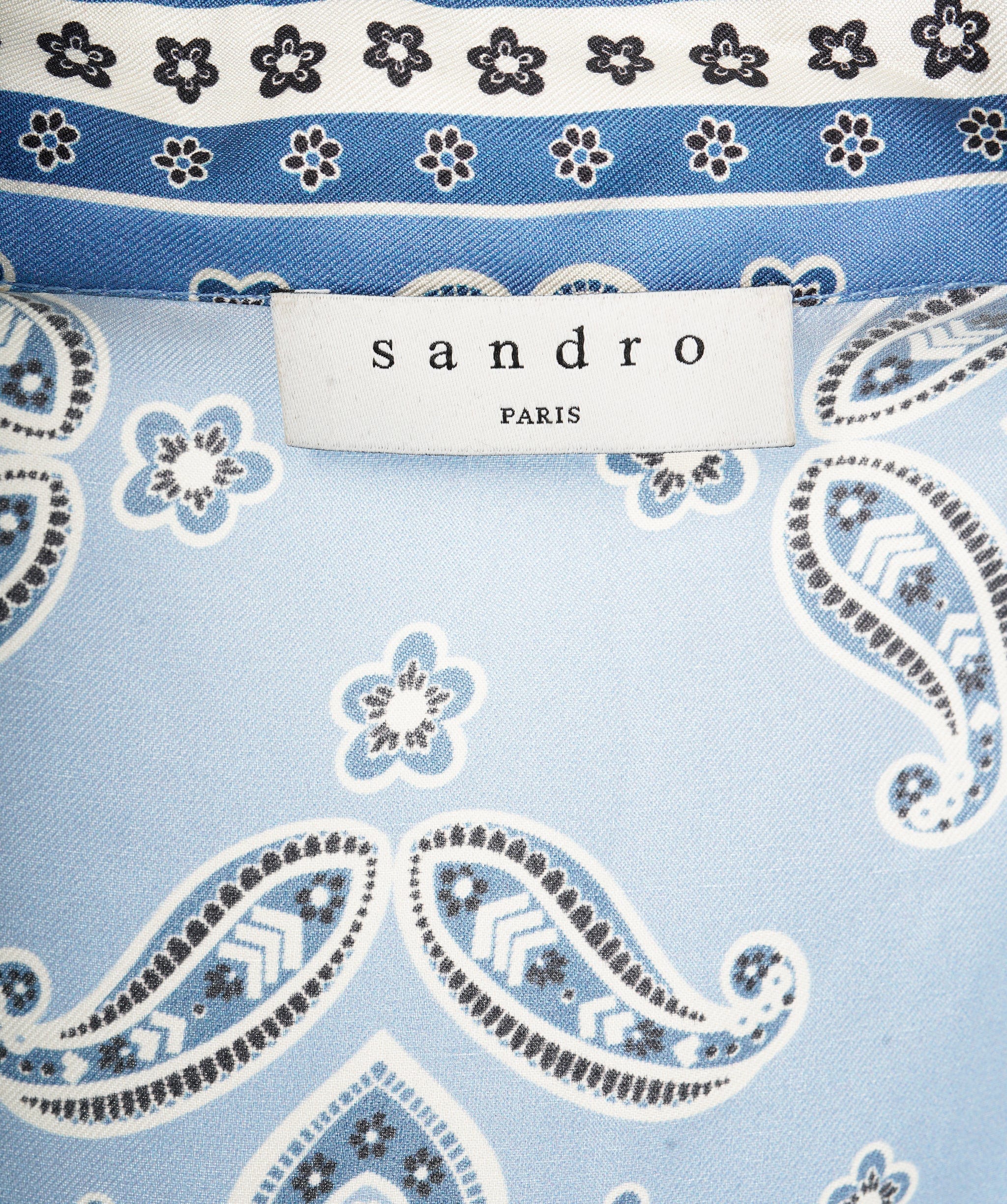 Sandro sandro blue boho dress AVL1085