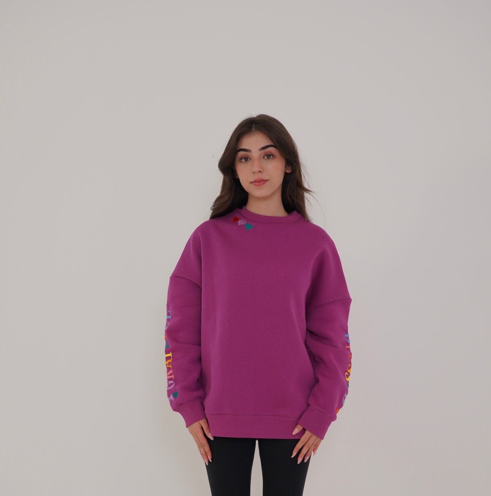 SELF LOVE BLESSED GRATEFUL SWEATER (سترة)