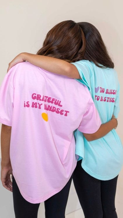 SELF LOVE GRATEFUL PINK  ADULTS T-SHIRT (قميص)