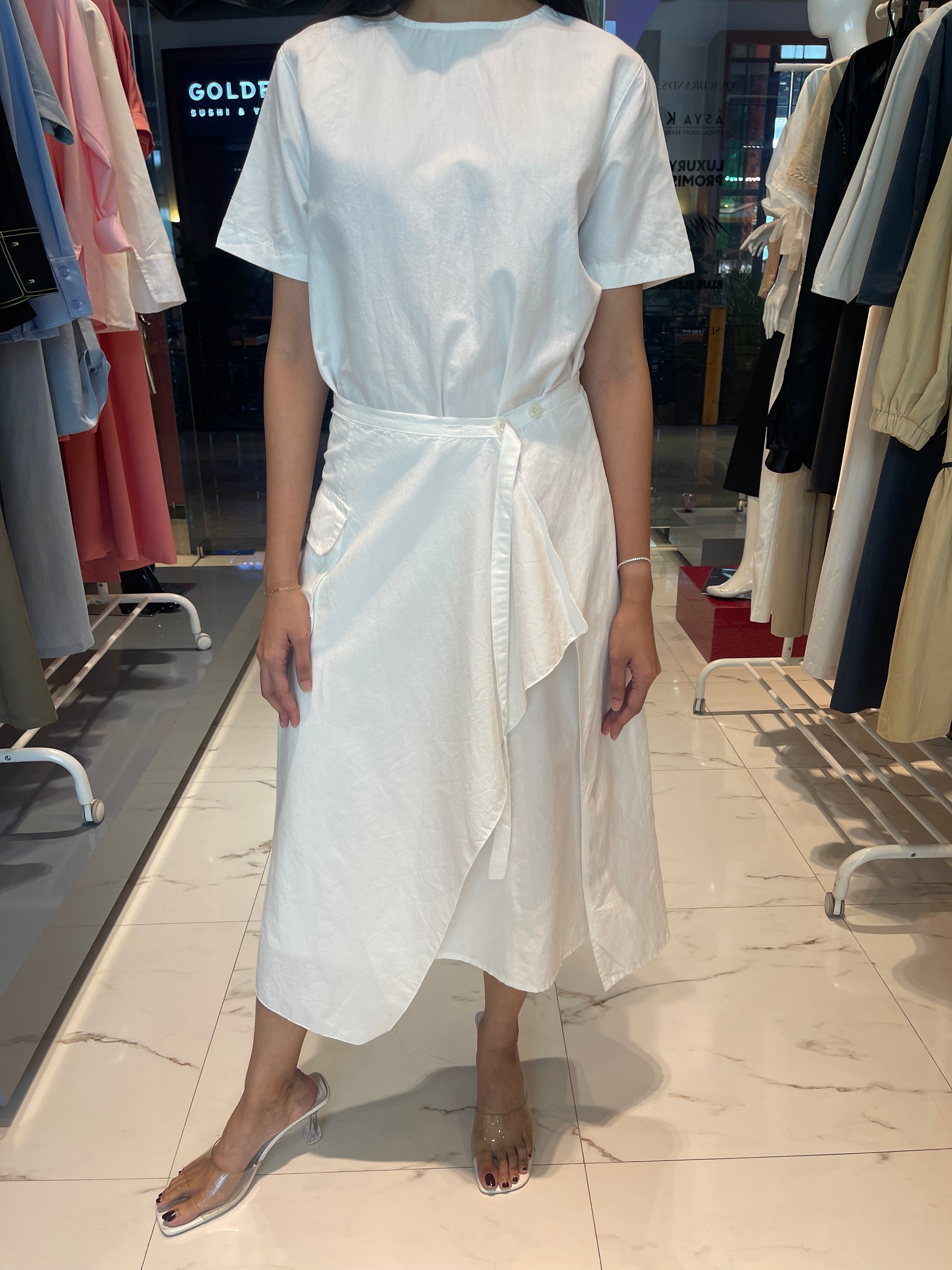 SEOUL COLLECTION SHORT SLEEVES WRAP DRESS “ARSENIA” (فستان)