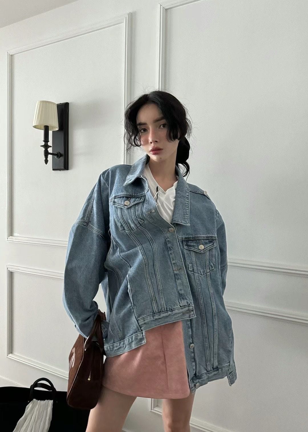 SEOUL COLLECTION OVERSIZED DENIM JACKET  (LIVE SHOW)