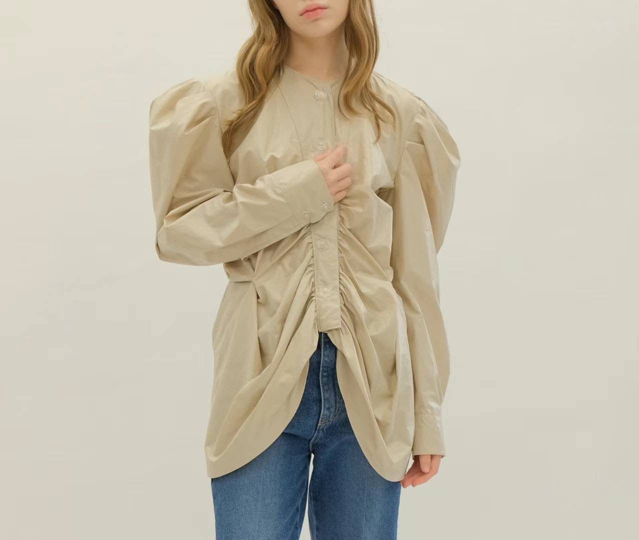 SEOUL COLLECTION PUFFY SLEEVES SHIRT  (قميص) “MOSA”