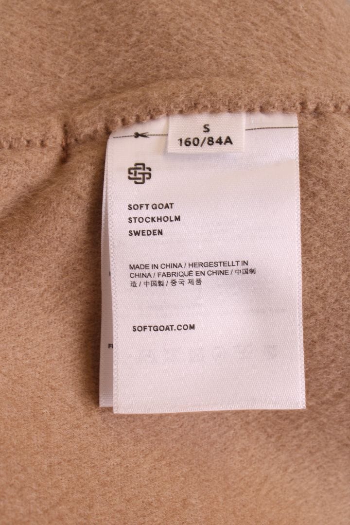 Soft Goat Soft Goat Waterfall Jacket Camel S