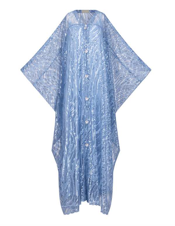 TAIRA HALF OFF - Empress Kaftan SKY BLUE with Slip REC1479