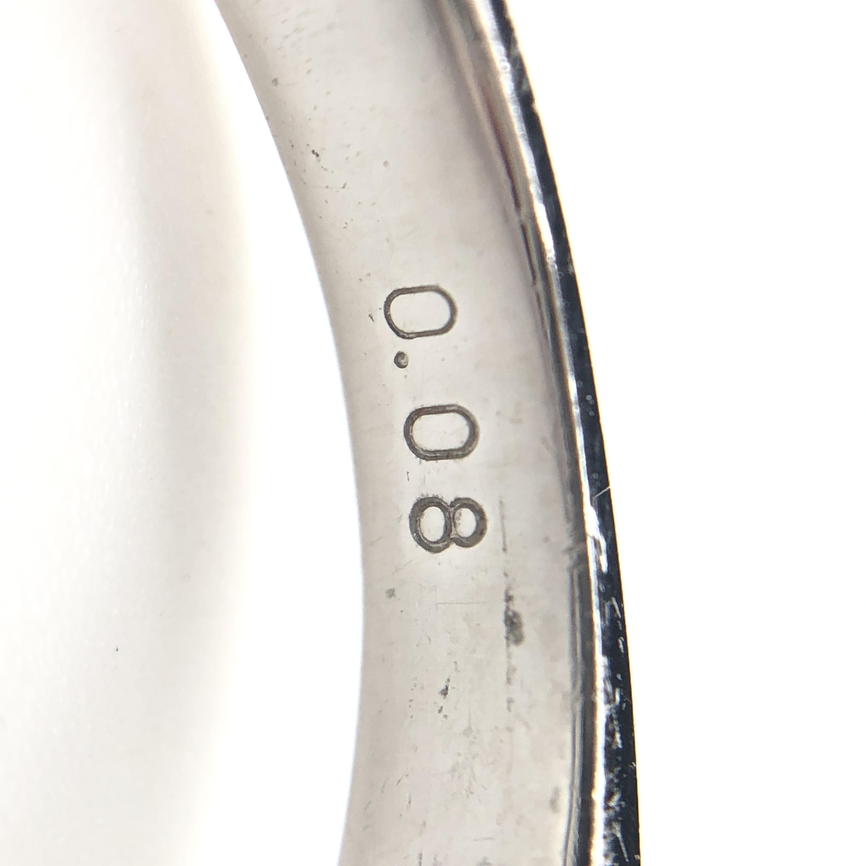 Tasaki Tasaki 1P Black Pearl & Diamond Ring, P(10.8mm), D(0.08mm), PT900, 7.2g, US Size 6 ALC3265