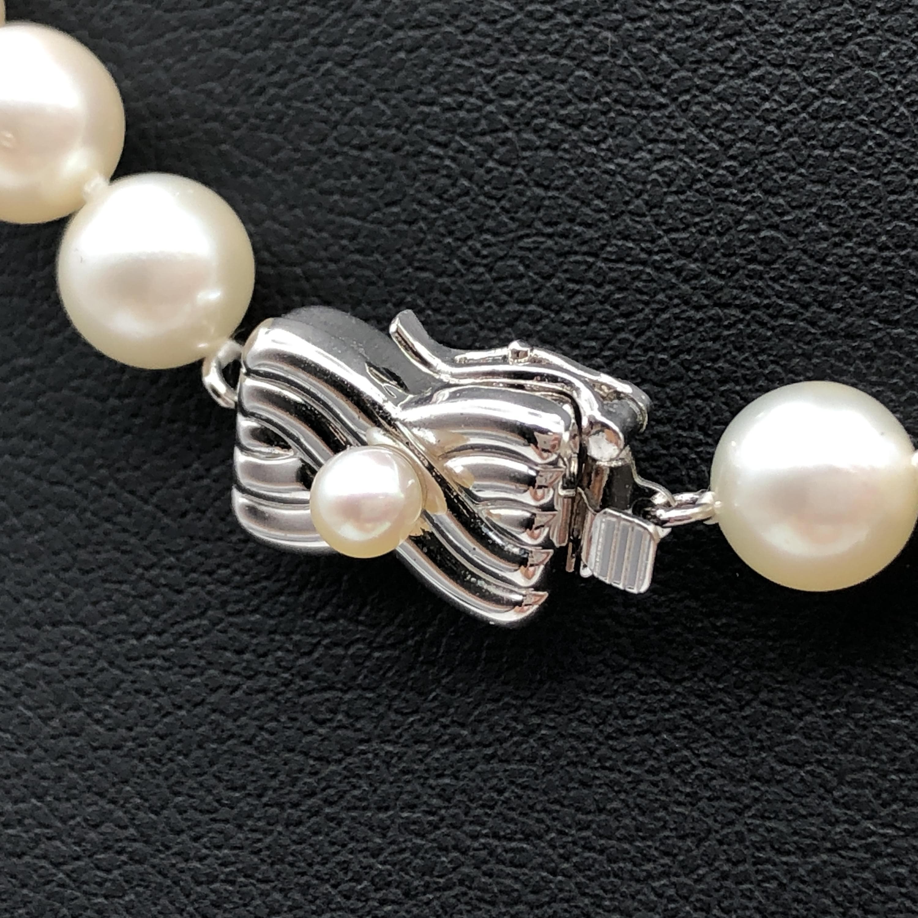 Tasaki Tasaki Pearl String Necklace, P(6.5~6.8mm),  SV, 27.7g, 16inch ALC3253