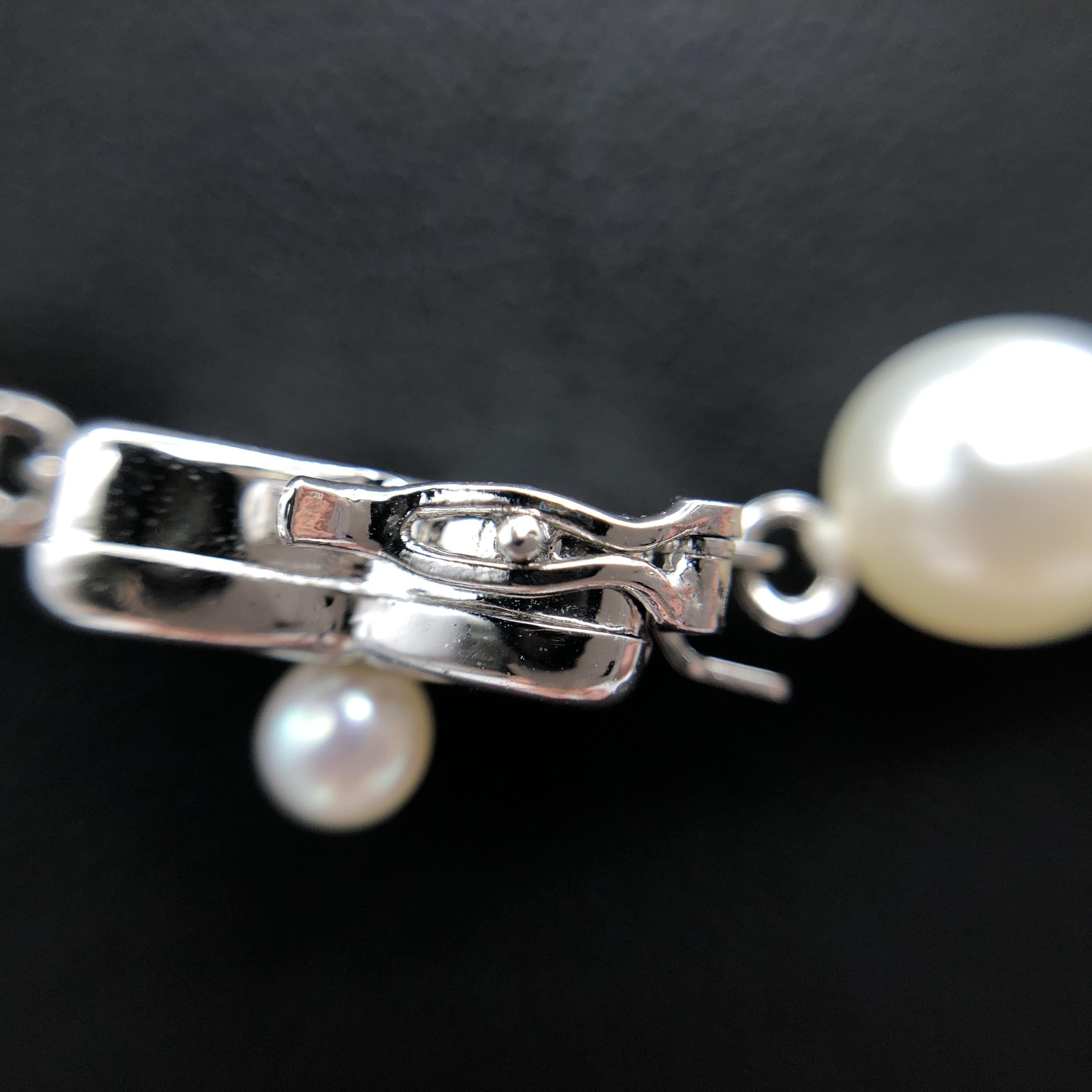 Tasaki Tasaki Pearl String Necklace, P(6.5~6.8mm),  SV, 27.7g, 16inch ALC3253