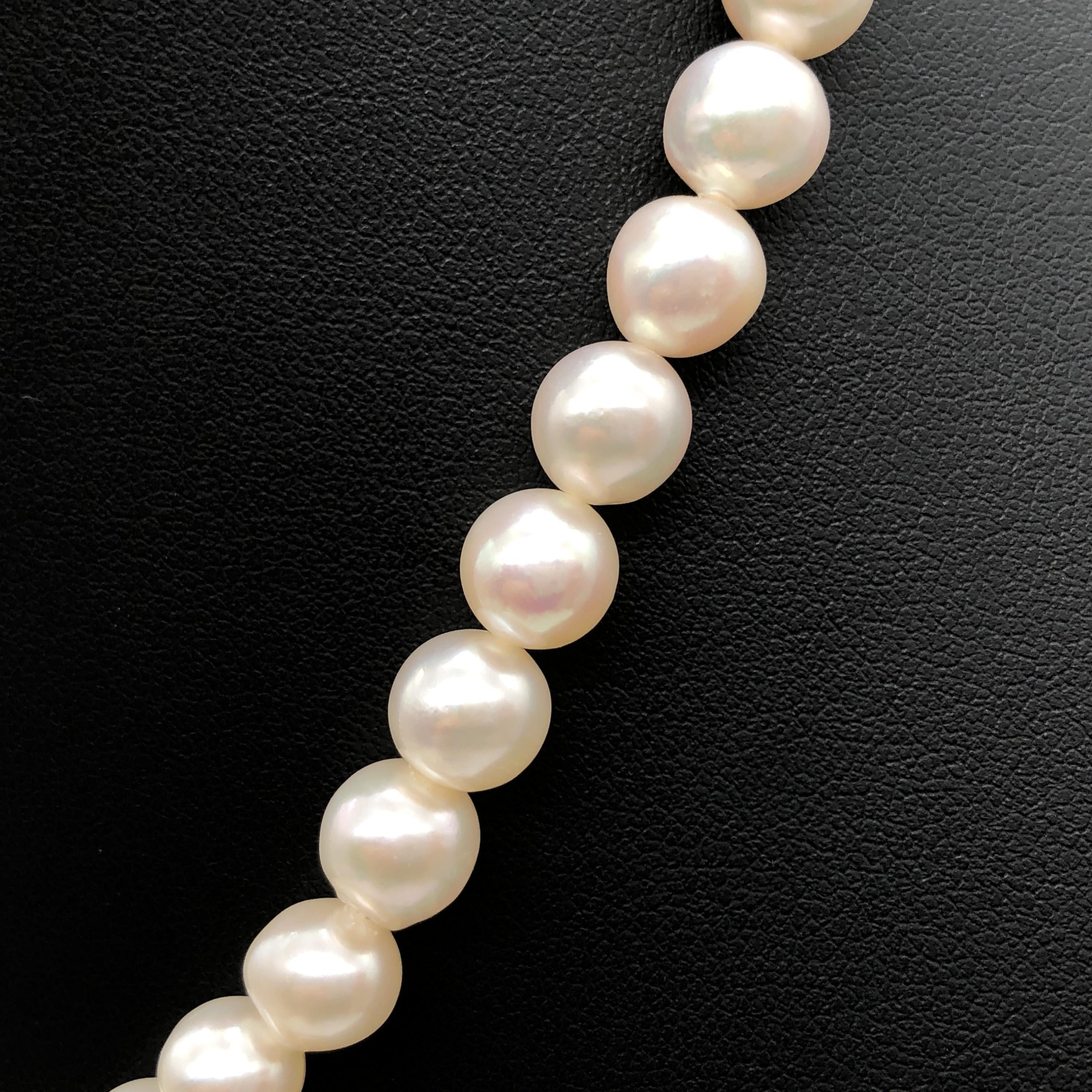 Tasaki Tasaki Pearl String Necklace, SV, 38.4g, 16inch ALC3281