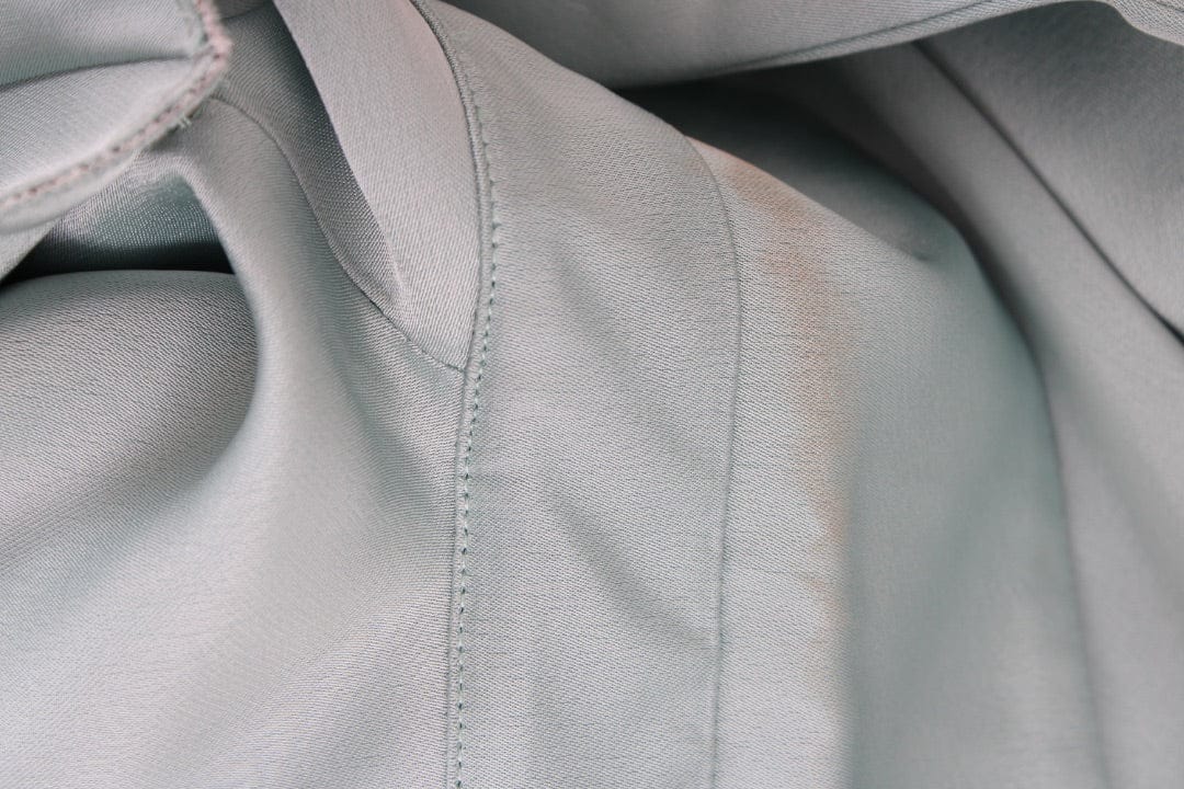 The Attico The Attico Satin Shirt Dress Green 40