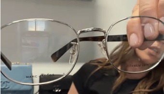 The Marc Jacobs Marc Jacobs Titanium Eyeglasses uw075l