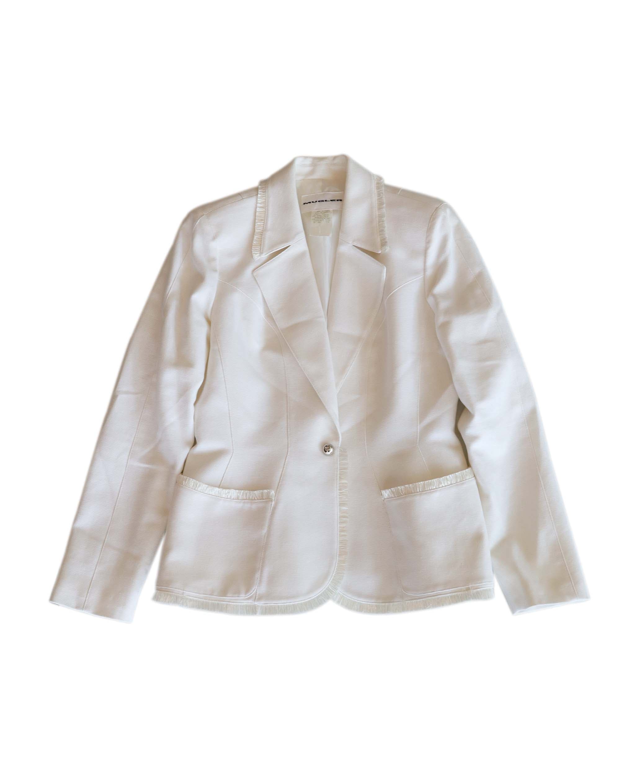 Thierry Mugler Thierry Mugler Cotton White Suit - AGC1869