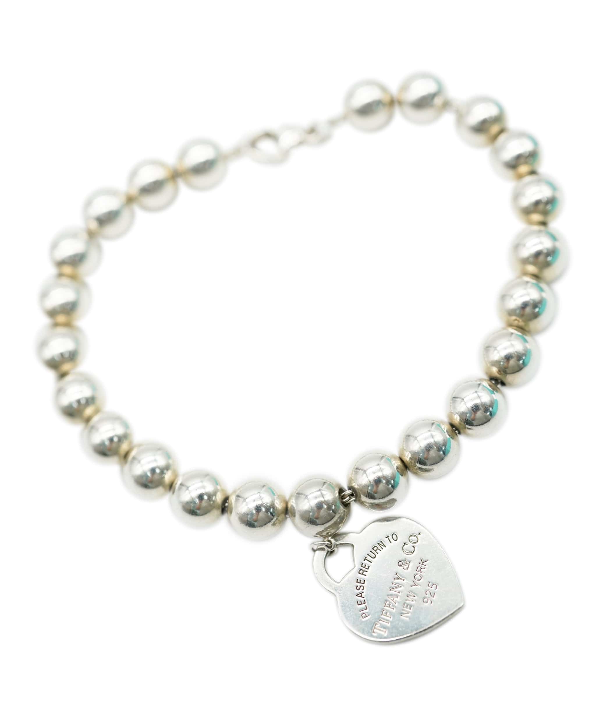 Tiffany Tiffany & Co. Beaded silver 'Return to Tiffany' bracelet ALC0488