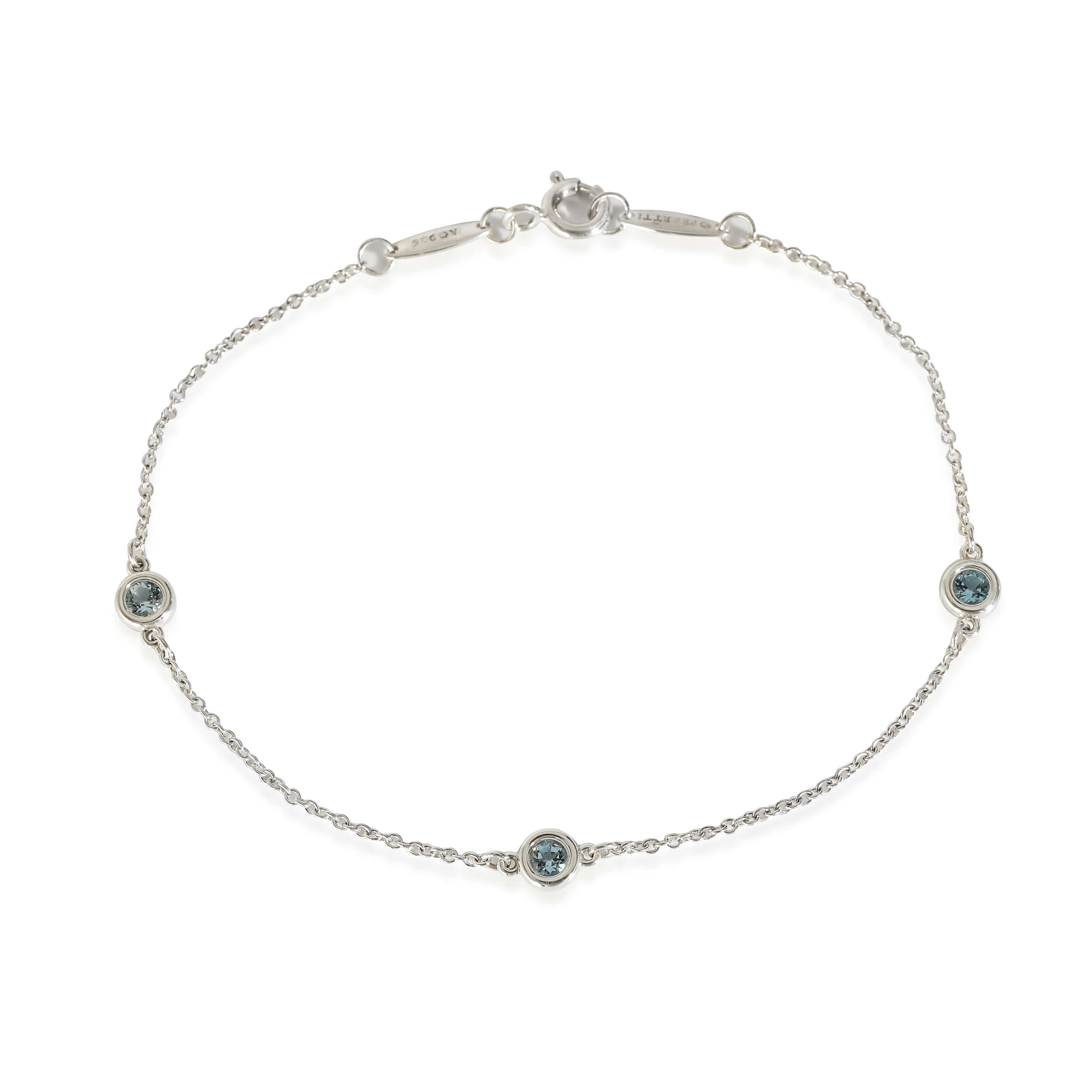 Tiffany & Co. Tiffany & Co. Elsa Peretti Color by the Yard  Bracelet in  Sterling Silver