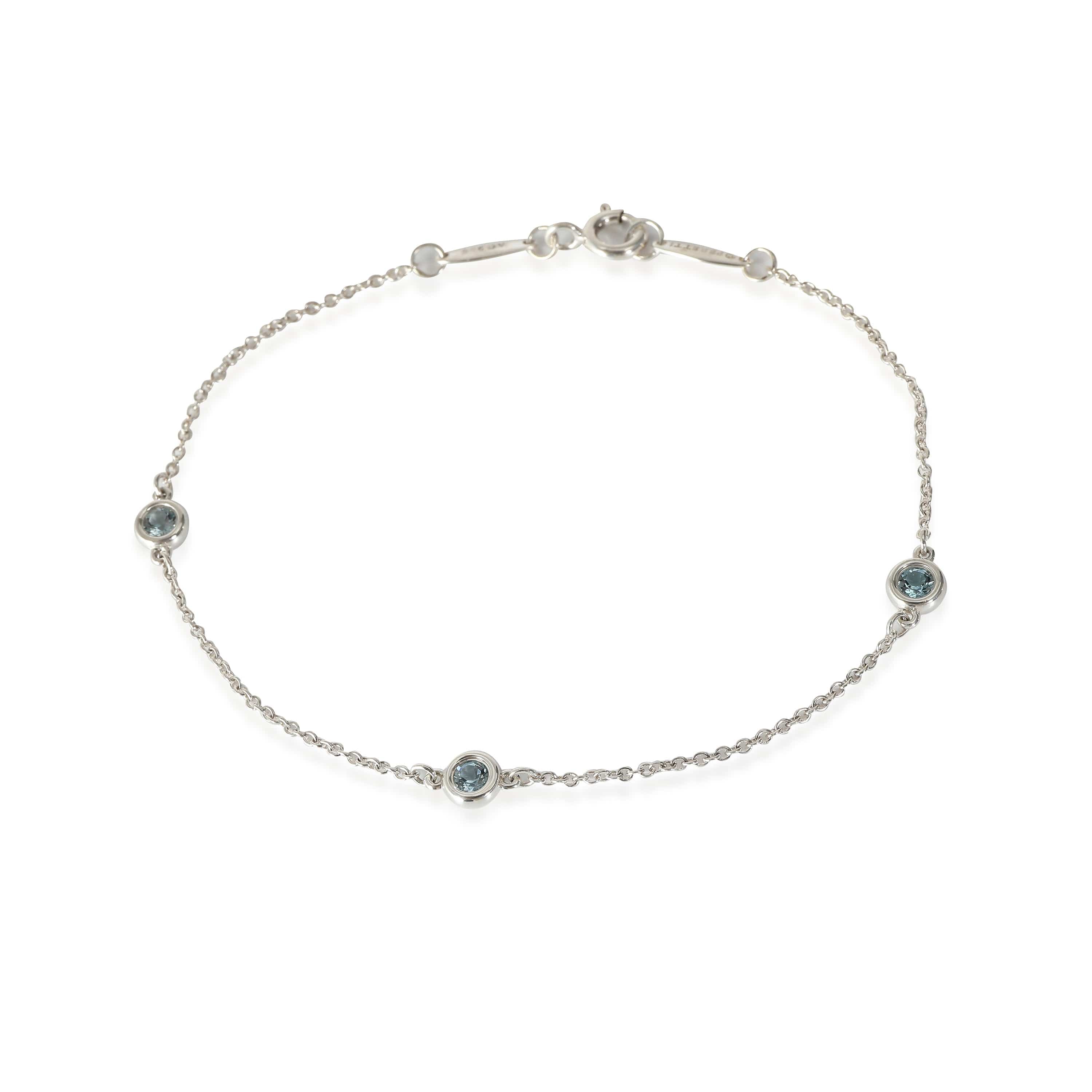 Tiffany & Co. Tiffany & Co. Elsa Peretti Color by the Yard  Bracelet in  Sterling Silver