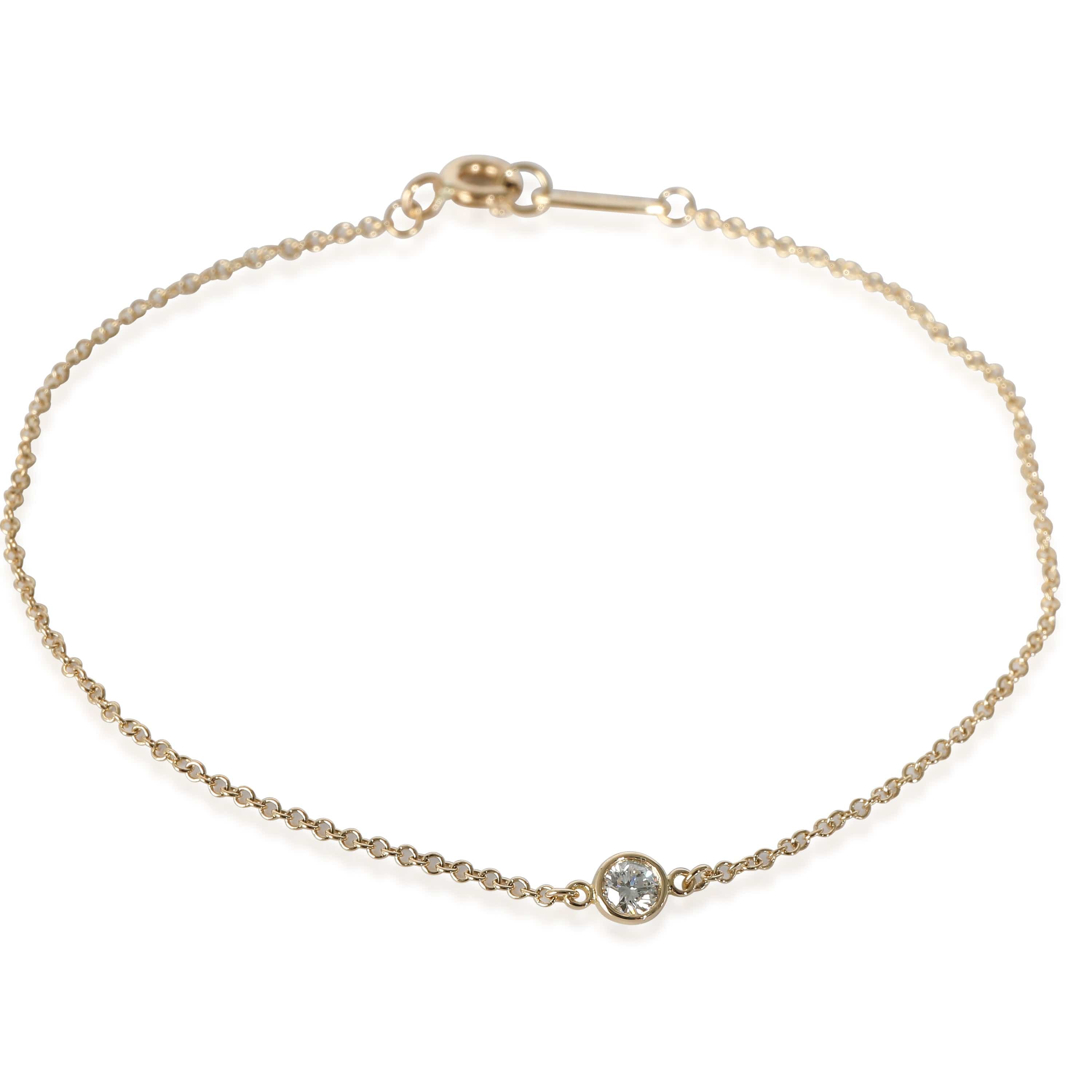 Tiffany & Co. Tiffany & Co. Elsa Peretti Diamonds by the Yard  Bracelet, 18K YG 0.08 Ctw