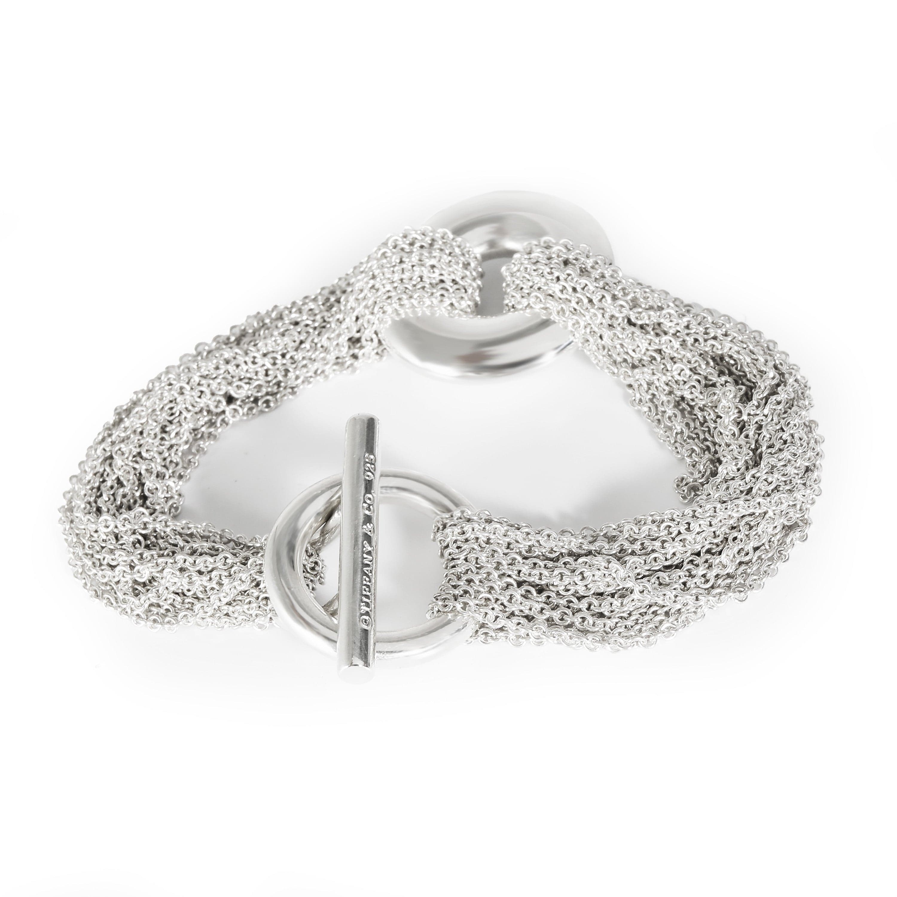 Tiffany & Co. Tiffany & Co. Multi-Strand Bracelet in Sterling Silver with Toggle Clasp