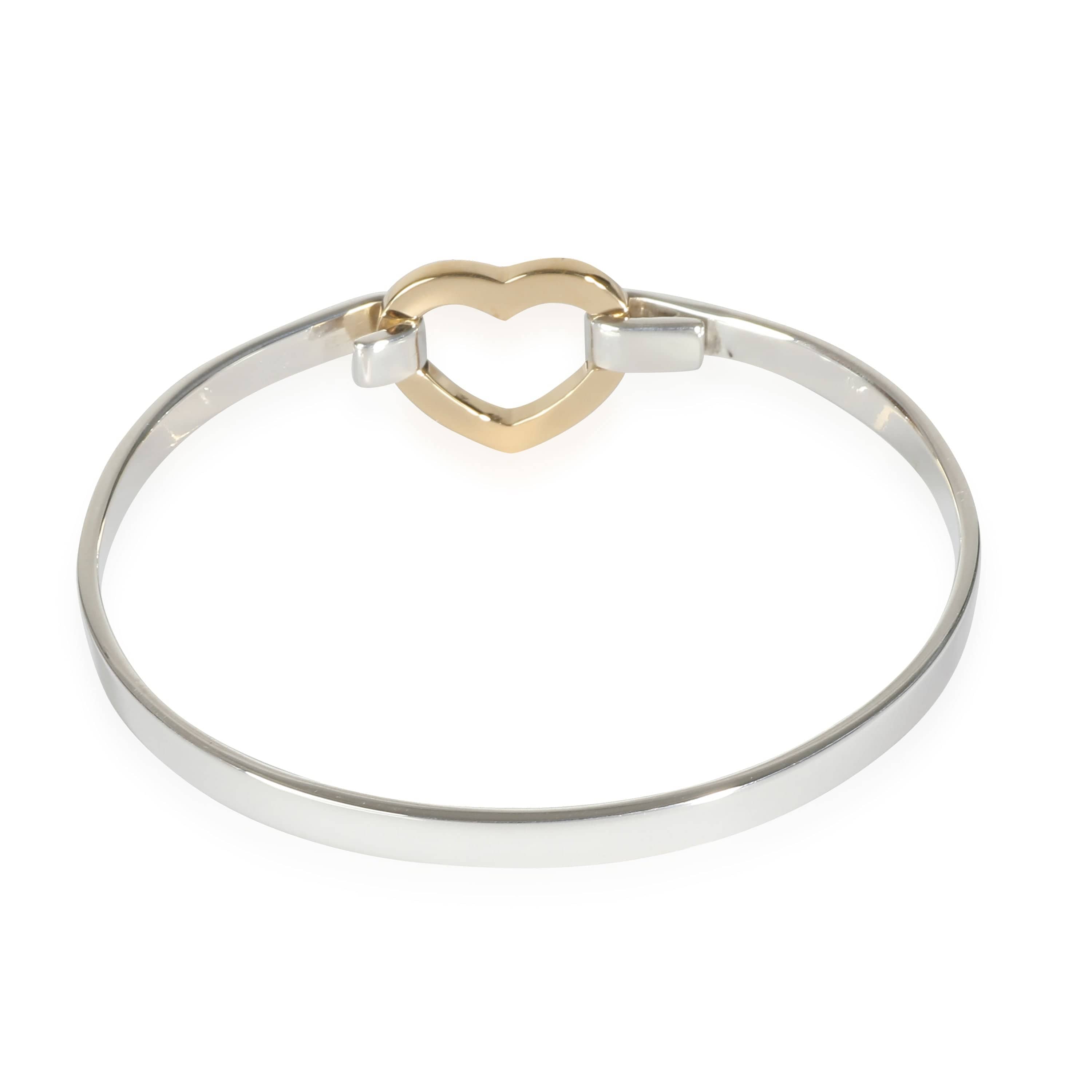 Tiffany & Co. Vintage Heart Bracelet in 18k Yellow Gold/Sterling Silver