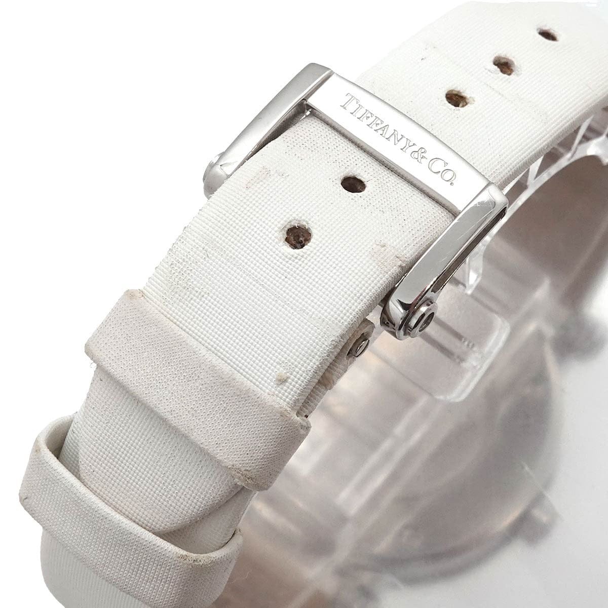 Tiffany & Co. TIFFANY&Co. Atlas Z1300 68 16A20A41A Automatic Date White Ladies 90325673