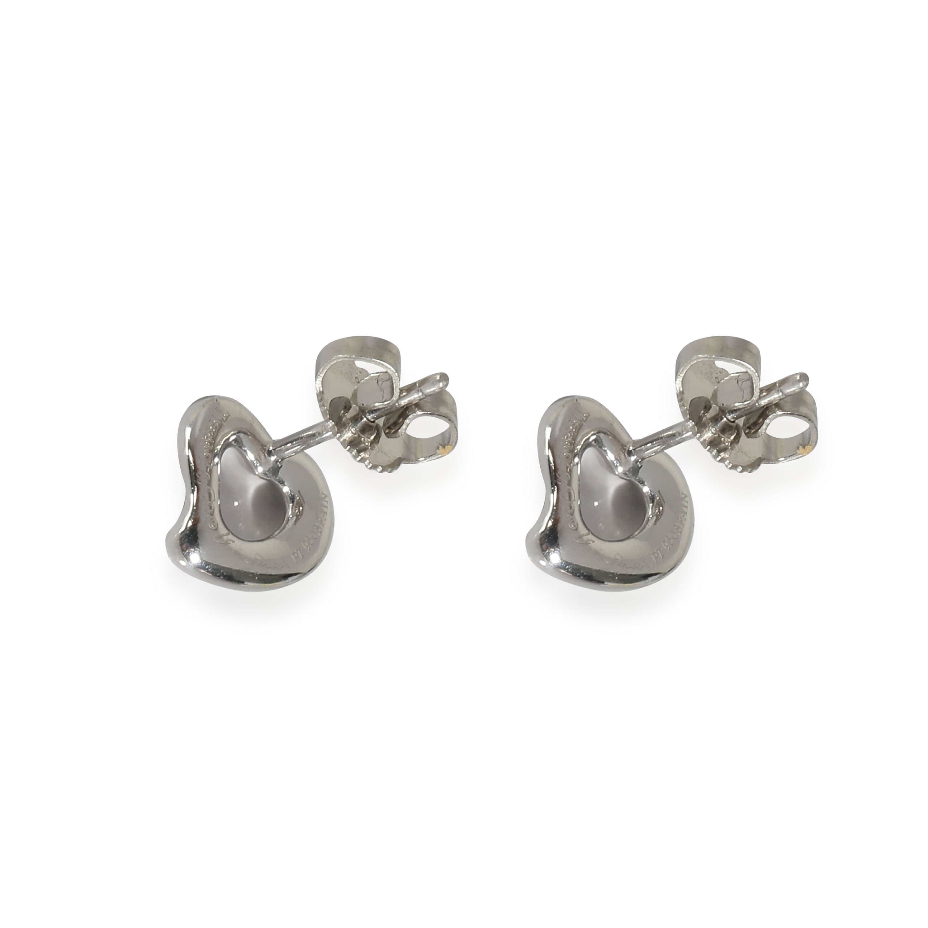 Tiffany & Co. Elsa Peretti Earrings in Platinum 0.08 CTW