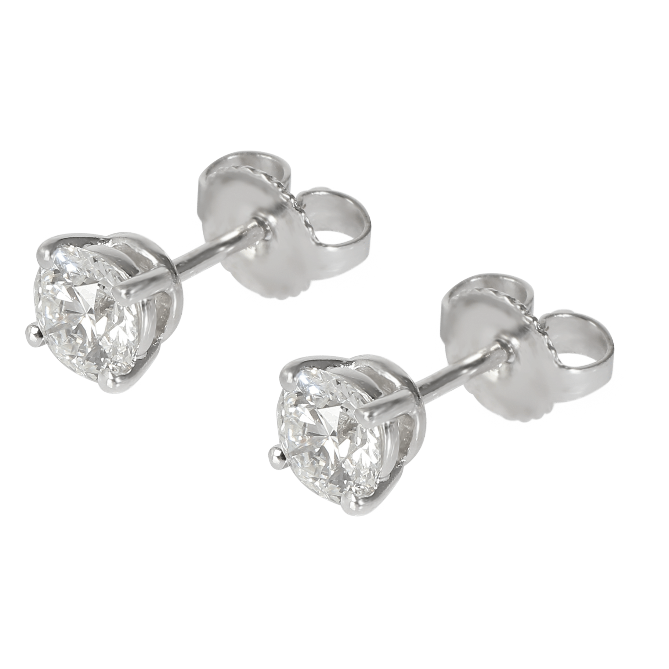 Tiffany & Co. Tiffany & Co. Diamond Collection Stud Earrings in Platinum I VS1 0.94 Ctw