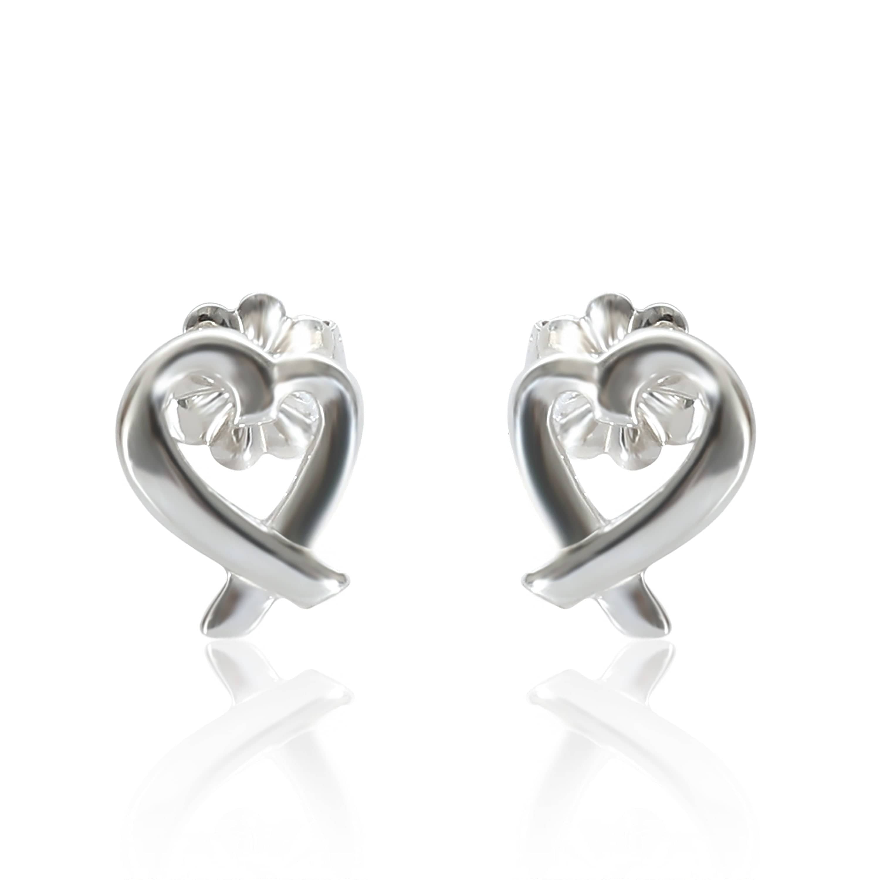 Tiffany & Co. Tiffany & Co. Paloma Picasso 10 mm Loving Hearts Earrings in Sterling Silver