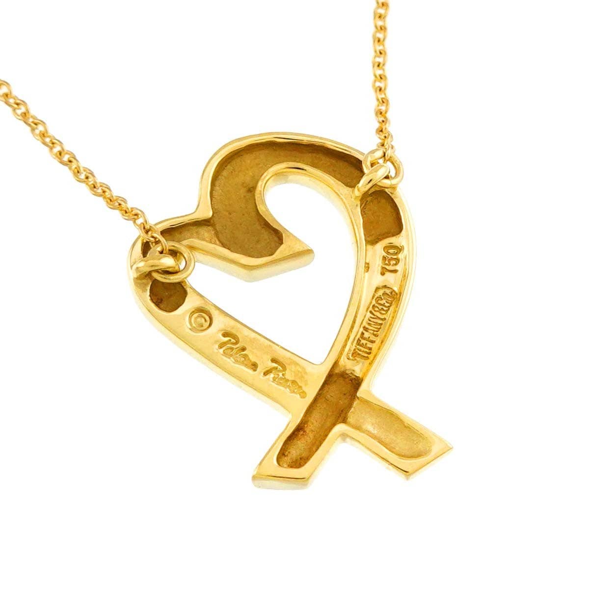 TIFFANY Co. TIFFANY Co. Loving Heart Necklace 18K Yellow Gold 750 90318562