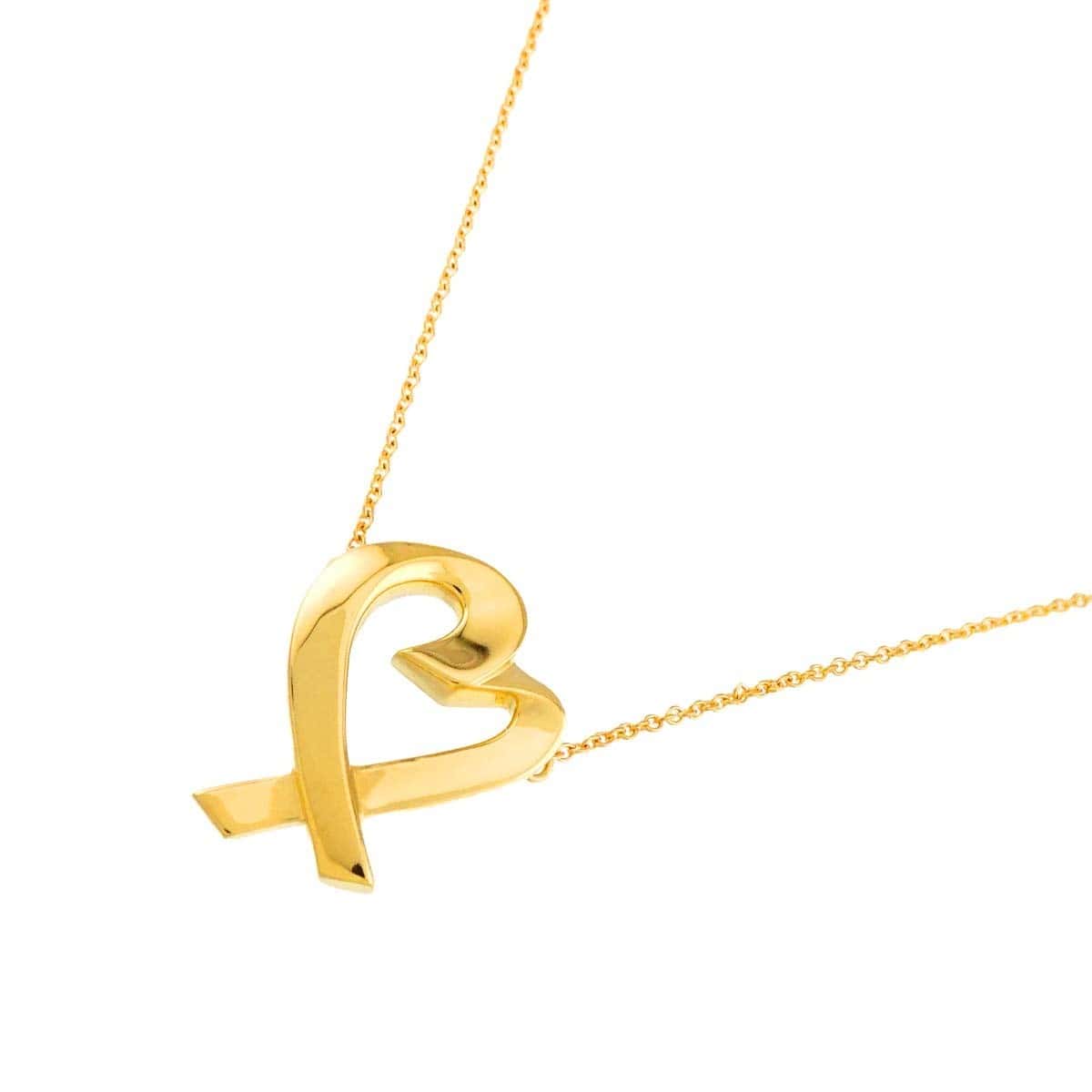 TIFFANY Co. TIFFANY Co. Loving Heart Necklace 18K Yellow Gold 750 90318562