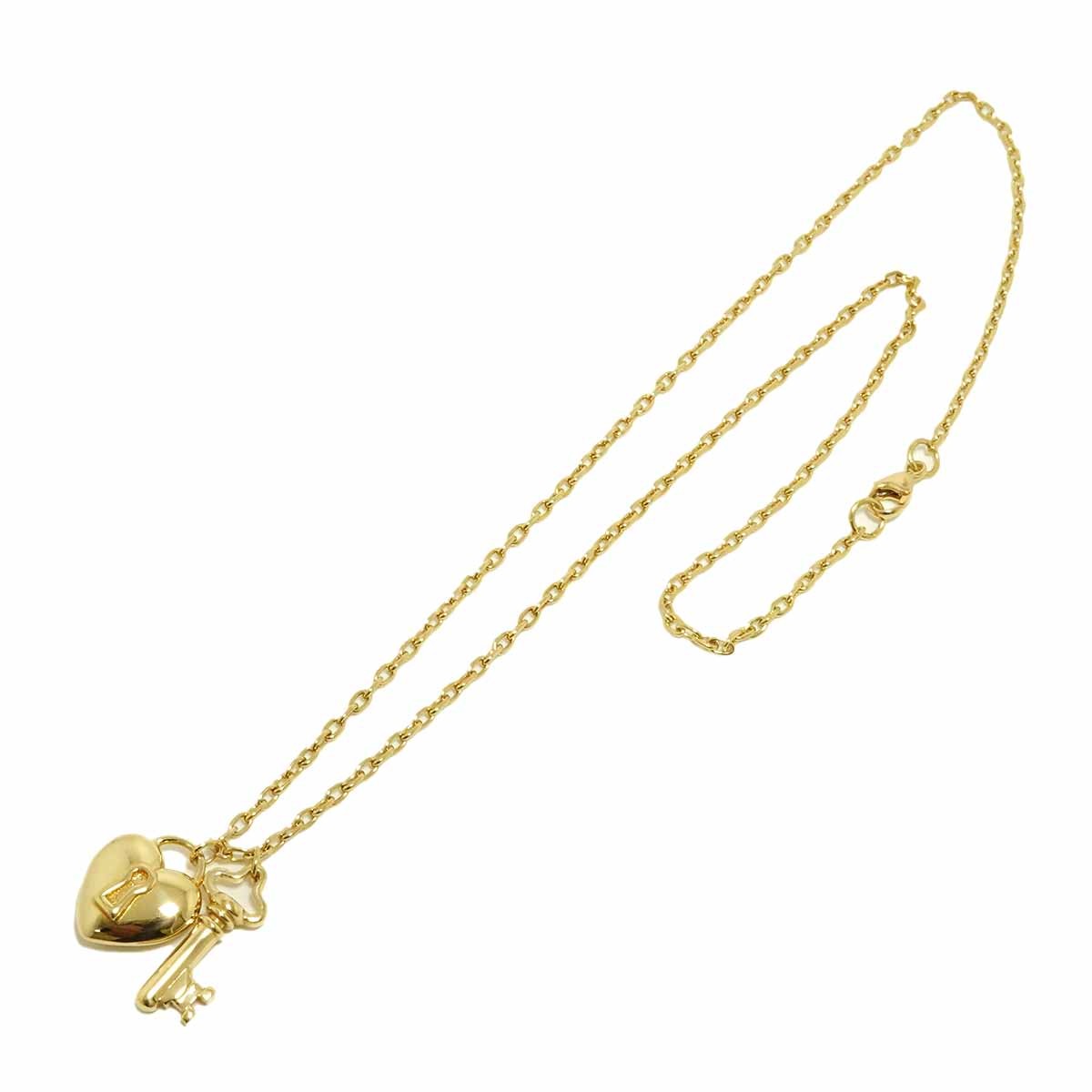 TIFFANY Co. TIFFANY Co. Heart Rock Key Necklace 18K Yellow Gold 750 90293872