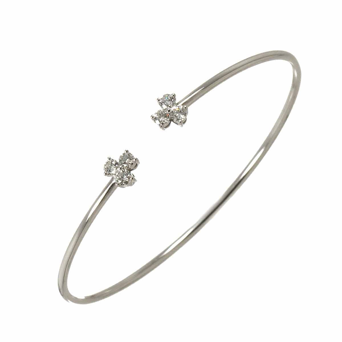 TIFFANY Co. TIFFANY Co. Aria Diamond Bracelet 18K White Gold 750 90293247