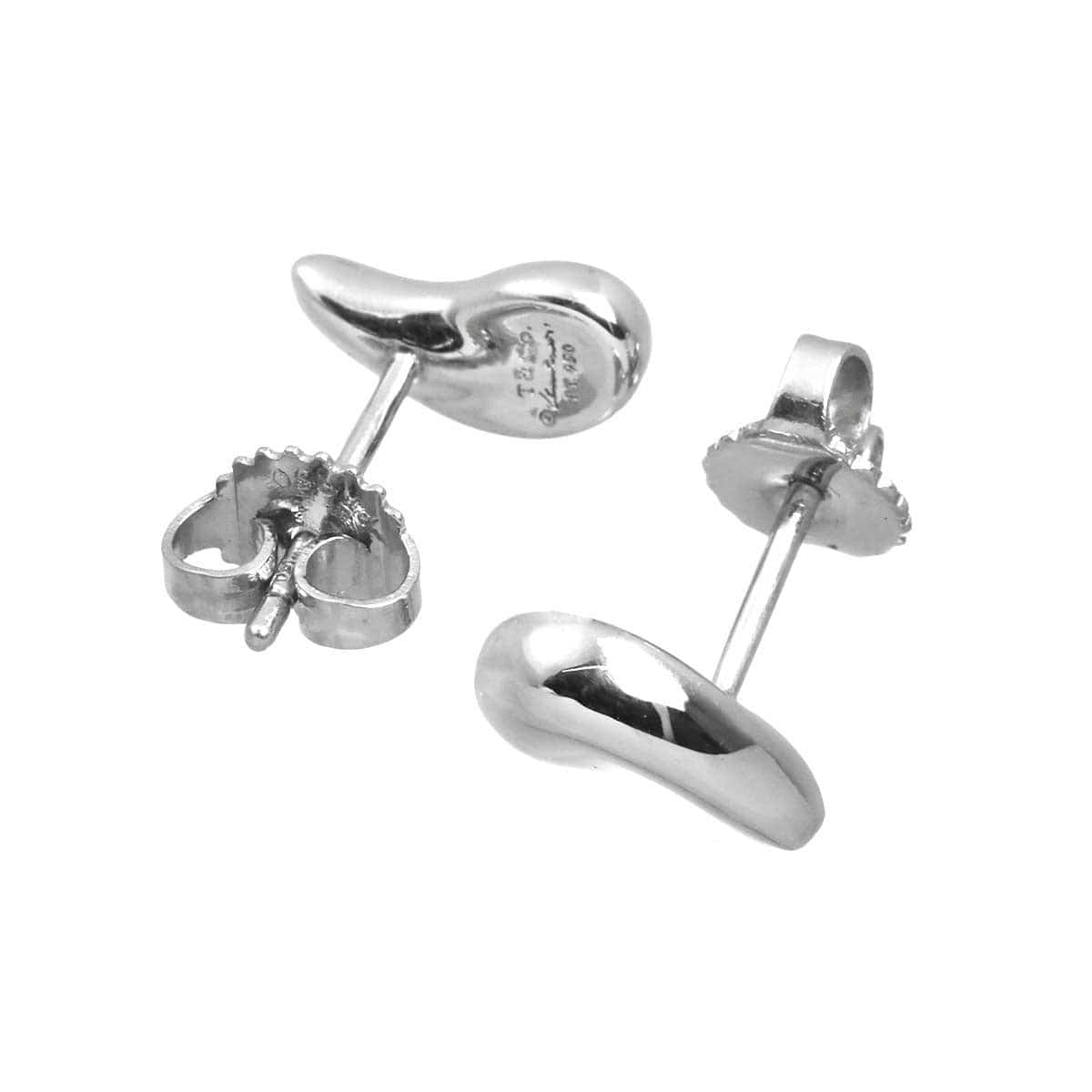 TIFFANY Co. Teardrop Earrings Pierced Pt 903257592