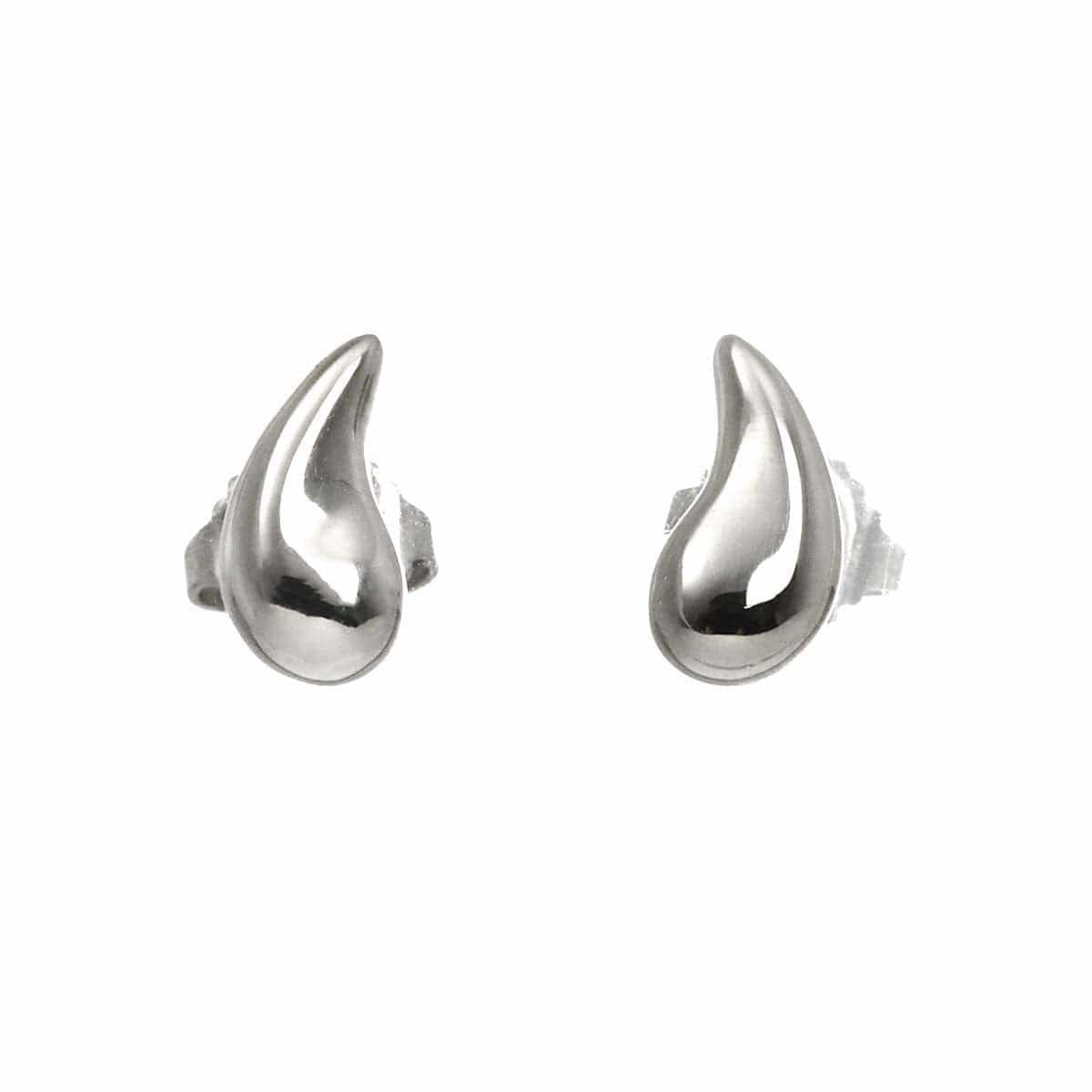 TIFFANY Co. Teardrop Earrings Pierced Pt 903257590