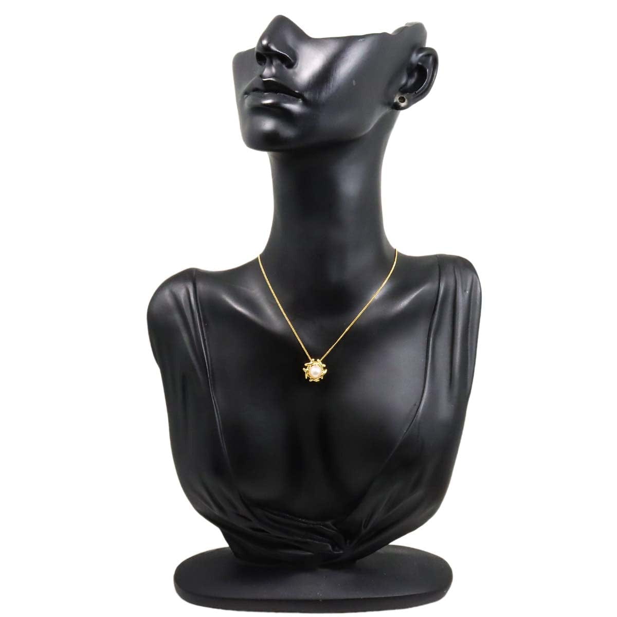 TIFFANY Co. TIFFANY Co. Kiss Akoya pearl 6.8mm Necklace 18K YG 750 90321897