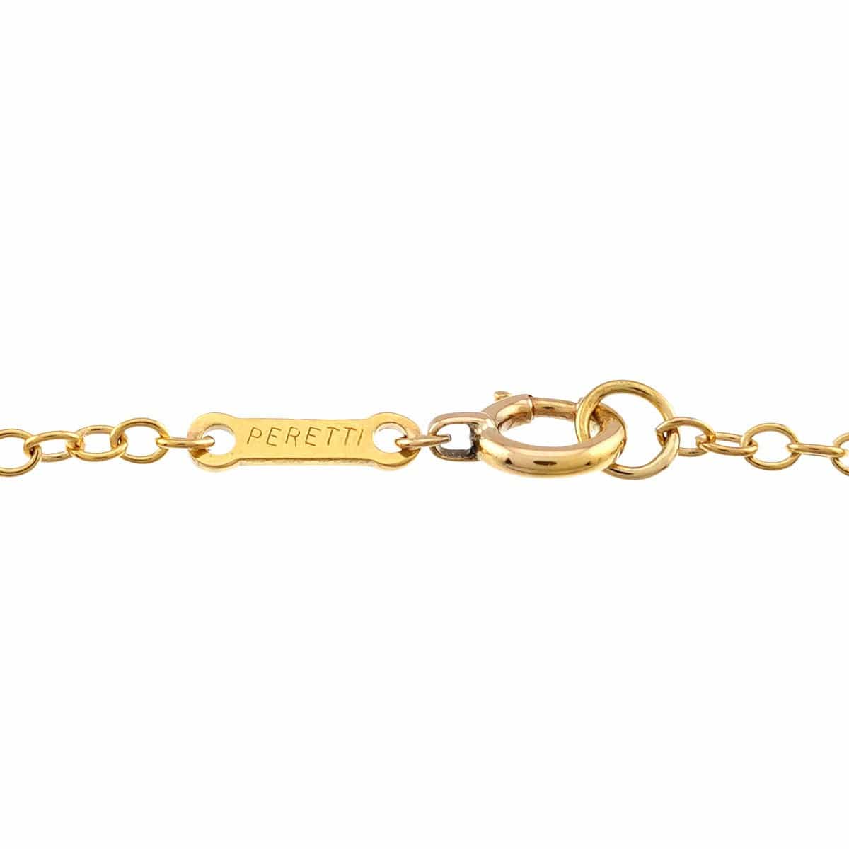TIFFANY Co. TIFFANY Co. Open Heart Long Necklace 18K Yellow Gold 750 90327416