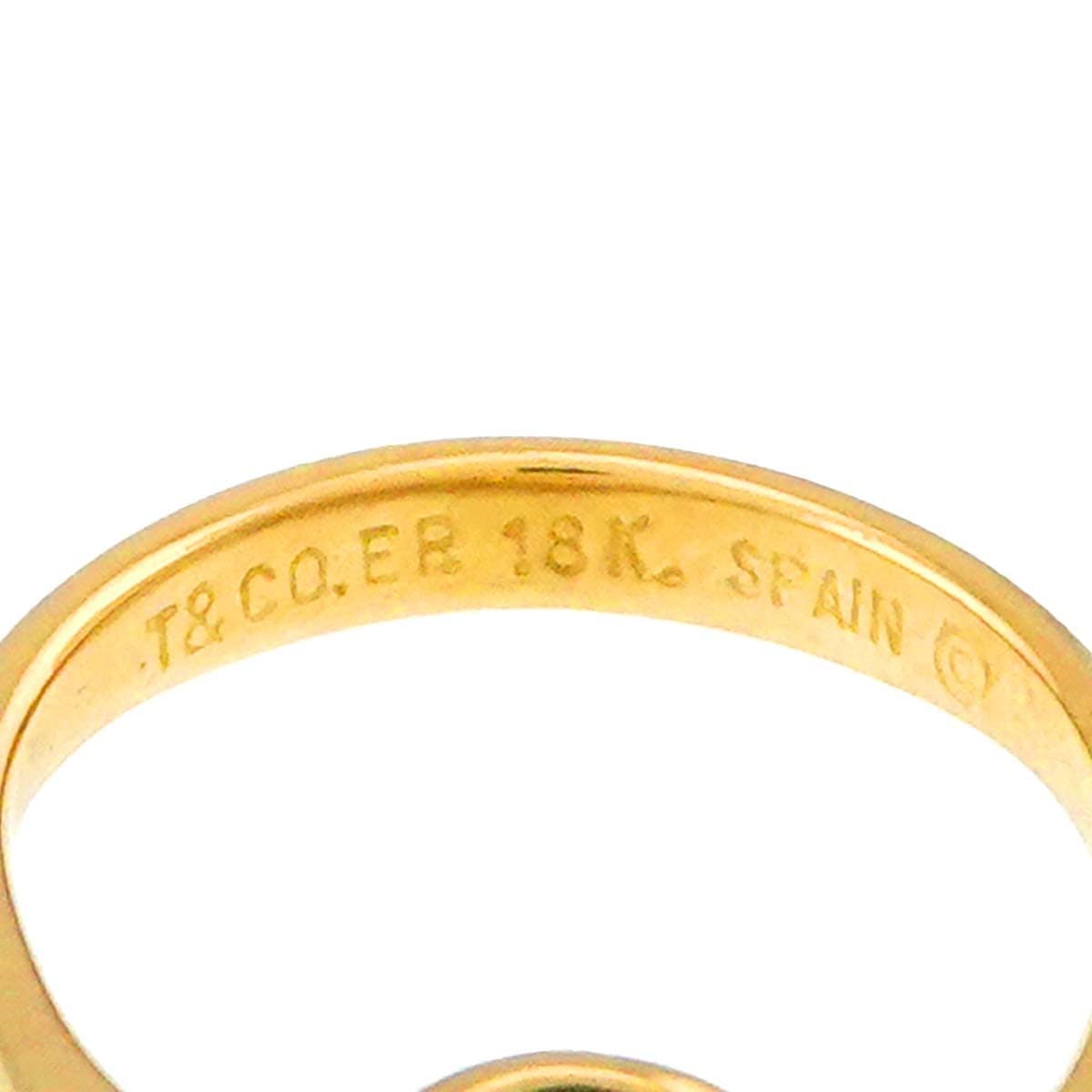 TIFFANY Co. TIFFANY Co. Bean Diamond Ring 18K Yellow Gold 750 Size4(US) 90297231