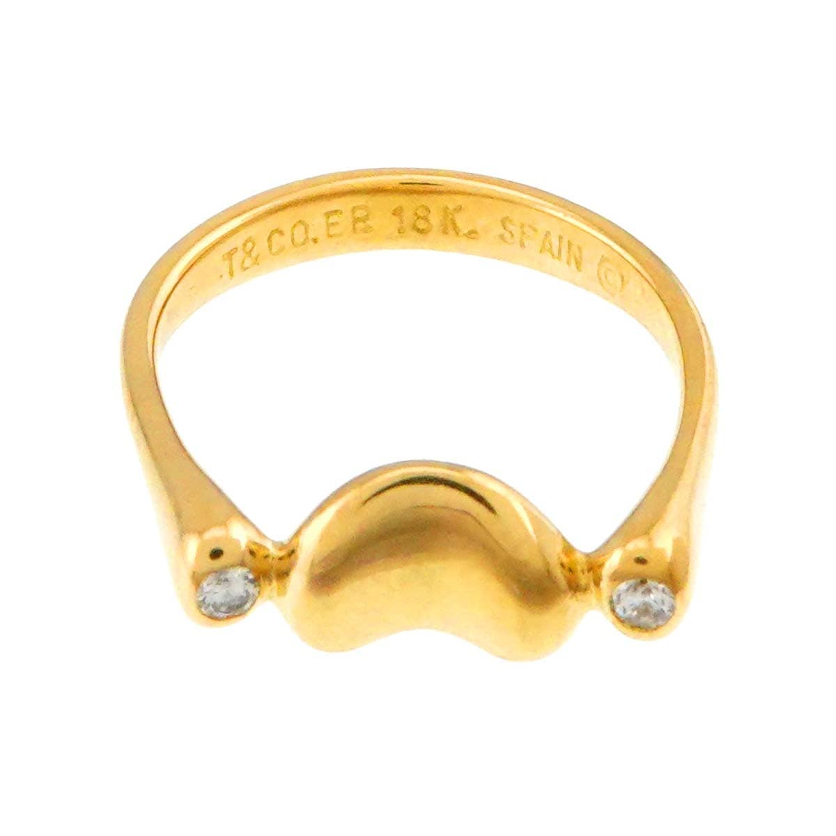 TIFFANY Co. TIFFANY Co. Bean Diamond Ring 18K Yellow Gold 750 Size4(US) 90297231