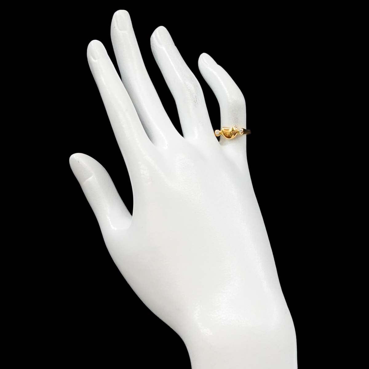 TIFFANY Co. TIFFANY Co. Bean Diamond Ring 18K Yellow Gold 750 Size4(US) 90297231