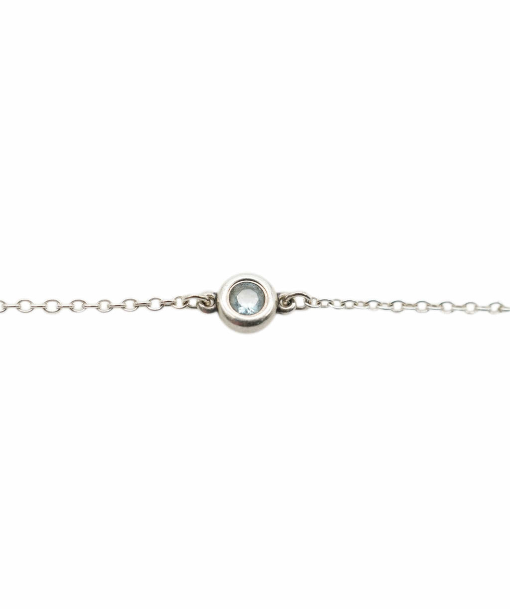Tiffany & Co. Elsa Peretti Color By The Yard Bracelet Aquamarine Sterl ...