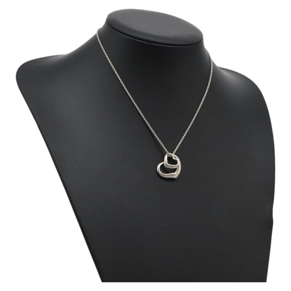 Tiffany & Co. TIFFANY&Co. Double Open Heart Necklace Ag925