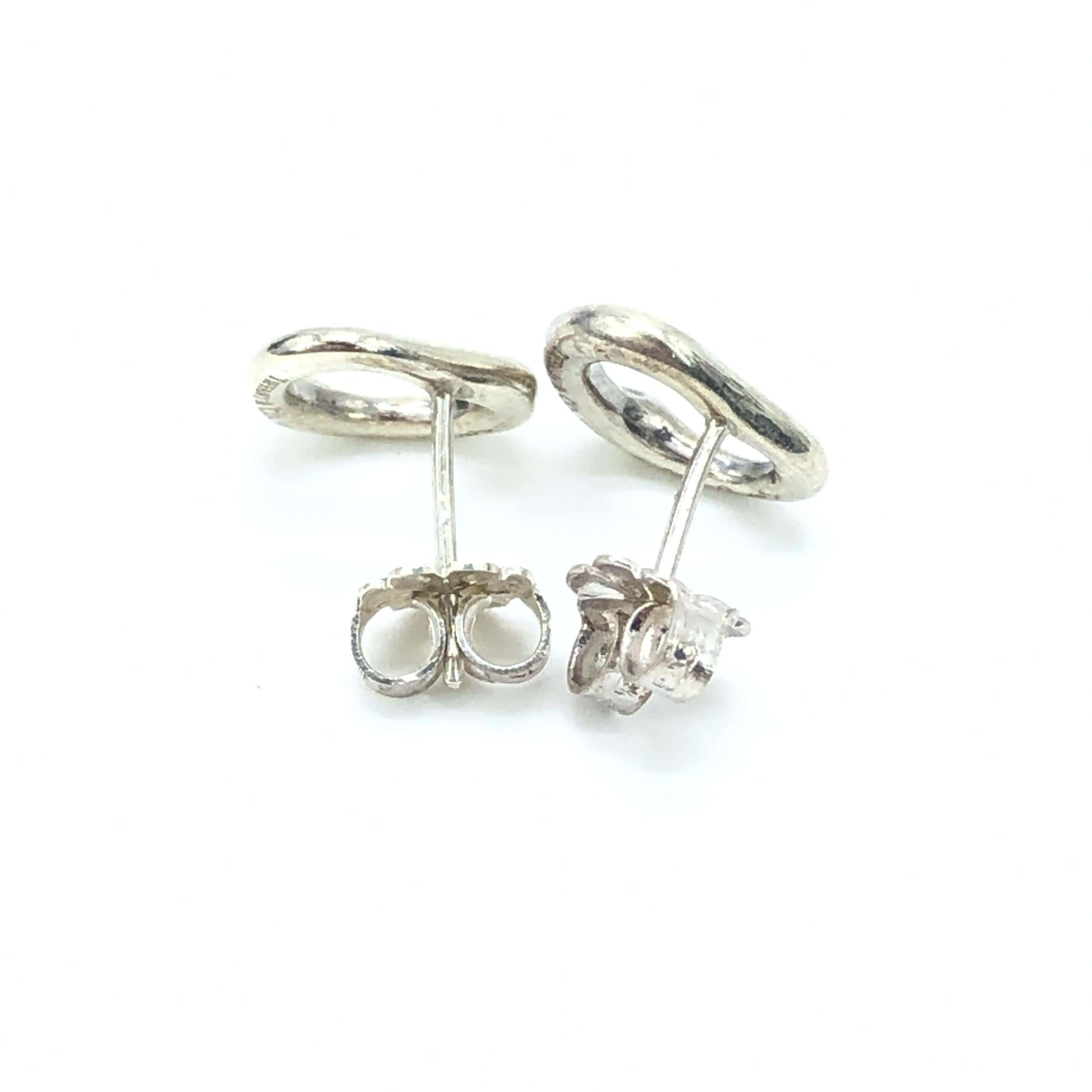 Tiffany & Co. Tiffany & Co. Elsa Peretti Open Heart Earrings, Silver 925 ALC3259