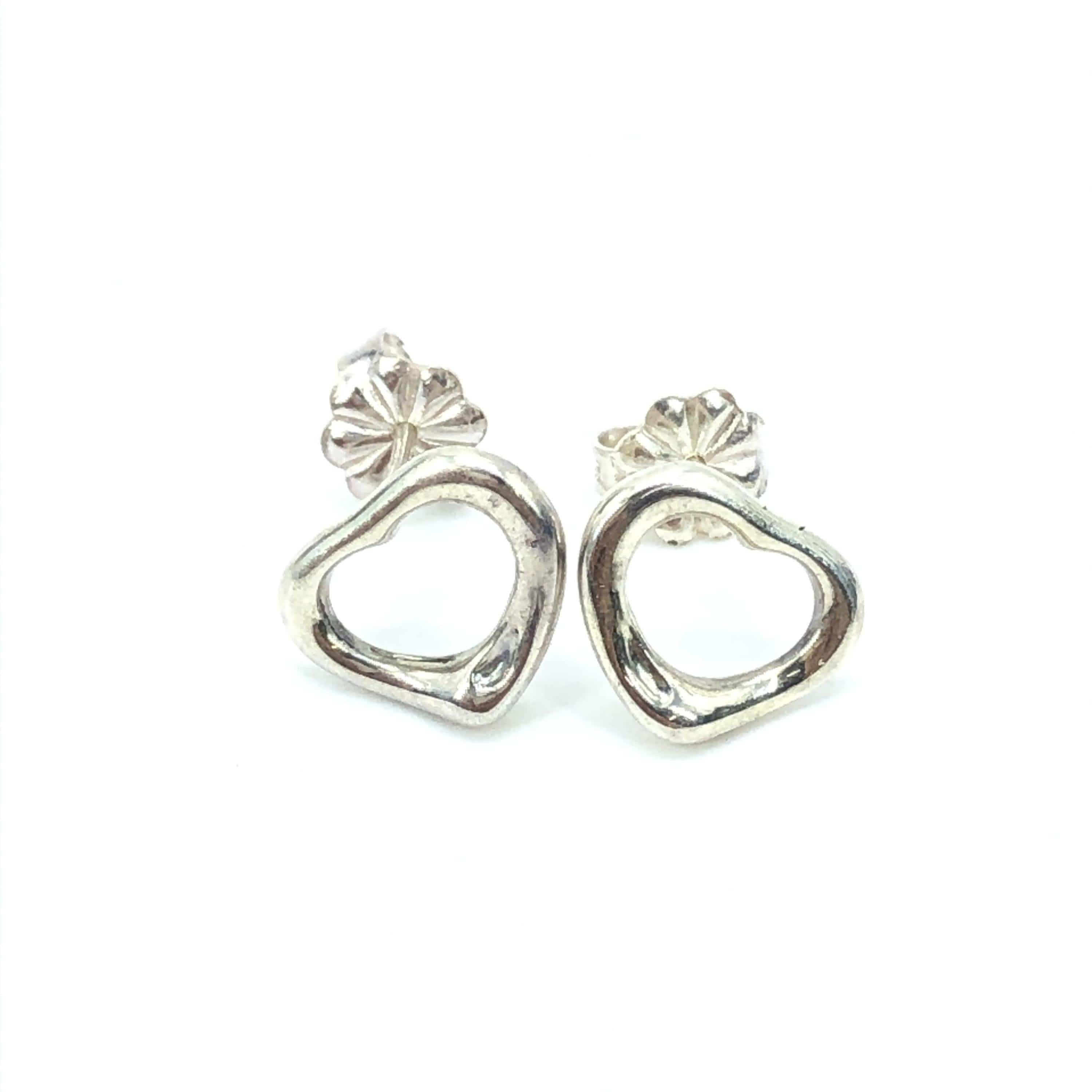 Tiffany & Co. Tiffany & Co. Elsa Peretti Open Heart Earrings, Silver 925 ALC3259