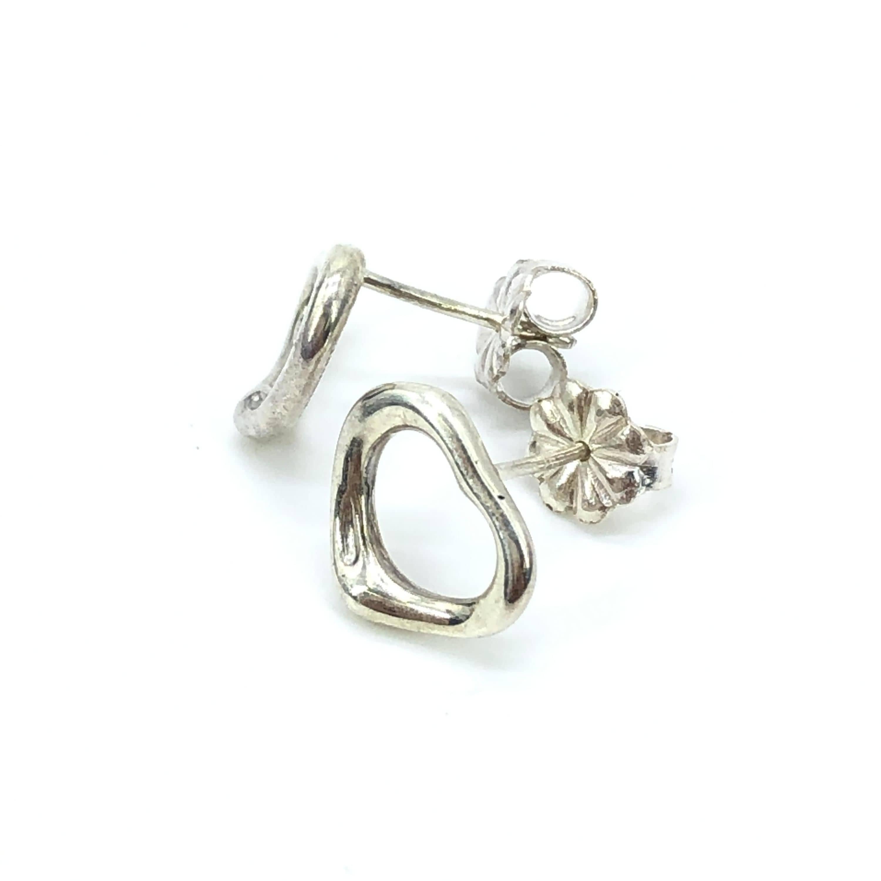 Tiffany & Co. Tiffany & Co. Elsa Peretti Open Heart Earrings, Silver 925 ALC3259