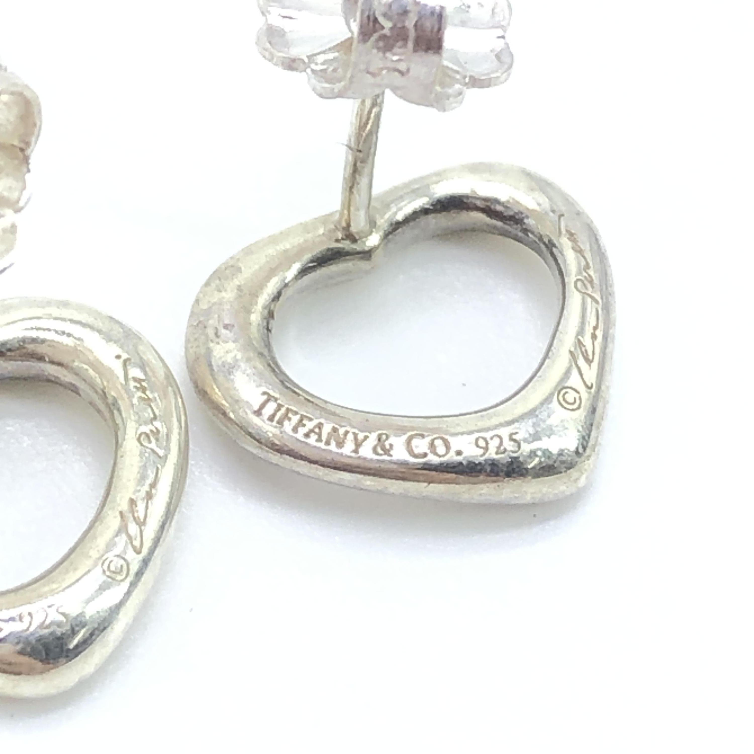 Tiffany & Co. Tiffany & Co. Elsa Peretti Open Heart Earrings, Silver 925 ALC3259