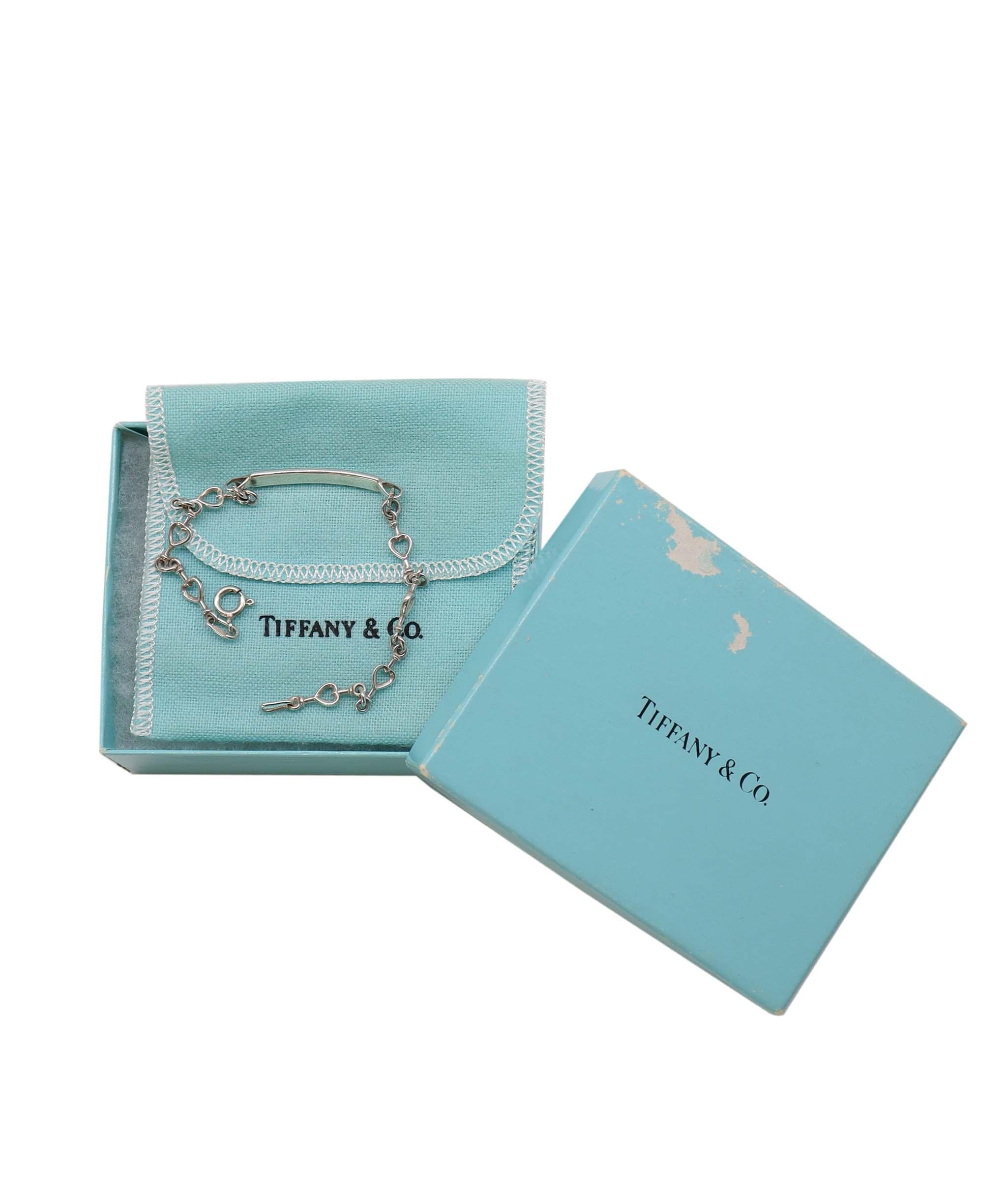 Tiffany & Co. Tiffany & Co. Heart Chain ID Bracelet Sterling Silver 925 109543