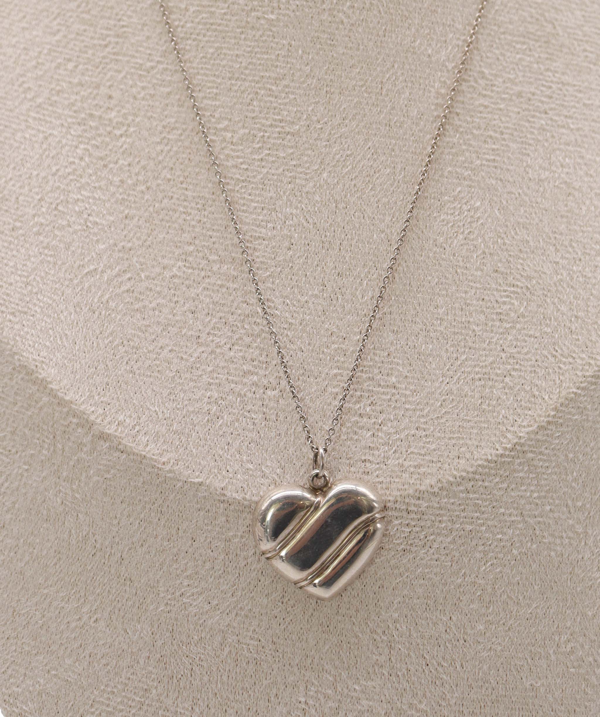 Tiffany & Co. Tiffany & Co. Heart Necklace Sterling Silver 925 109561