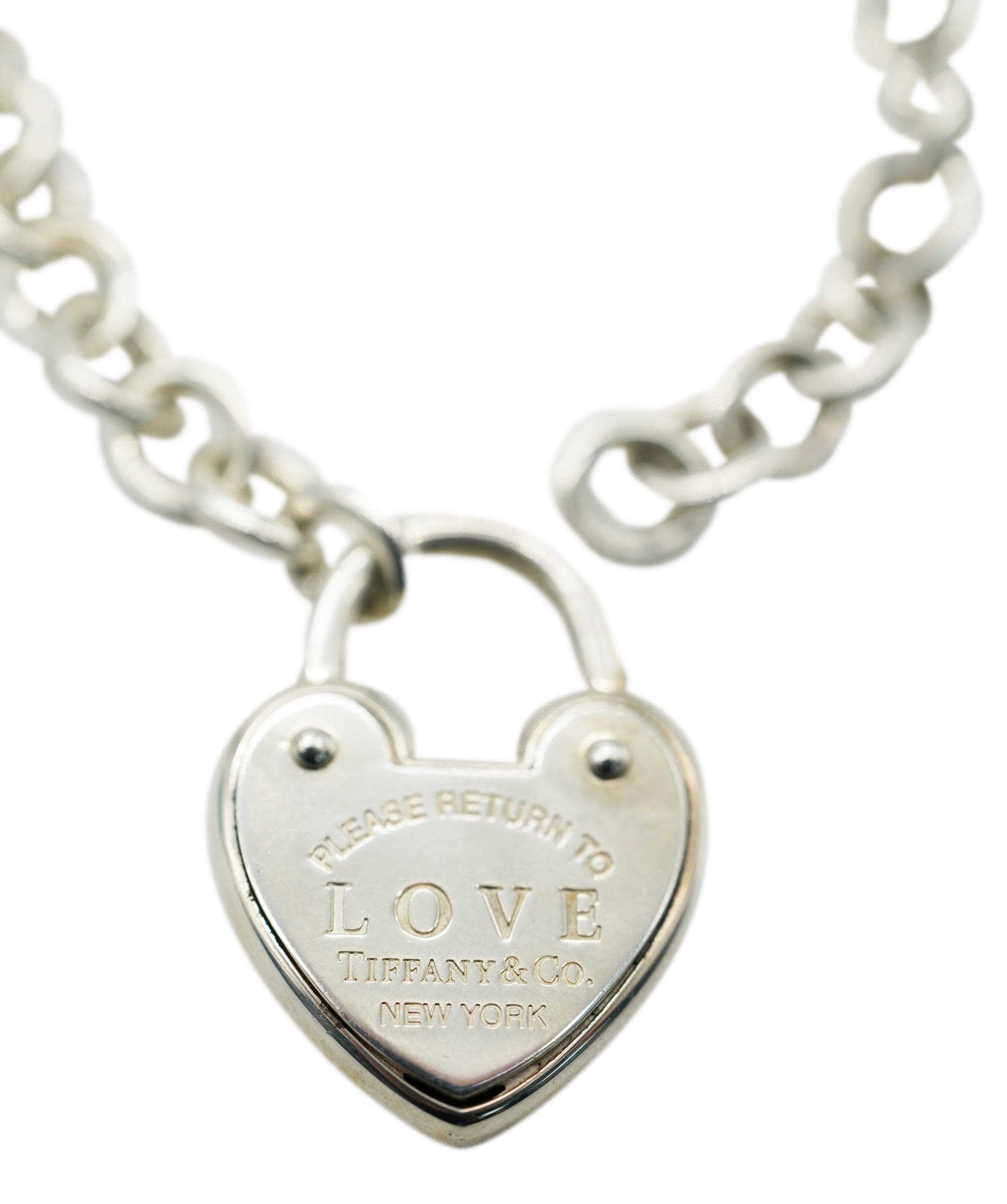 Tiffany & Co. Tiffany & Co. Love Lock Return To Tiffany Sterling Silver Bracelet ABC0568