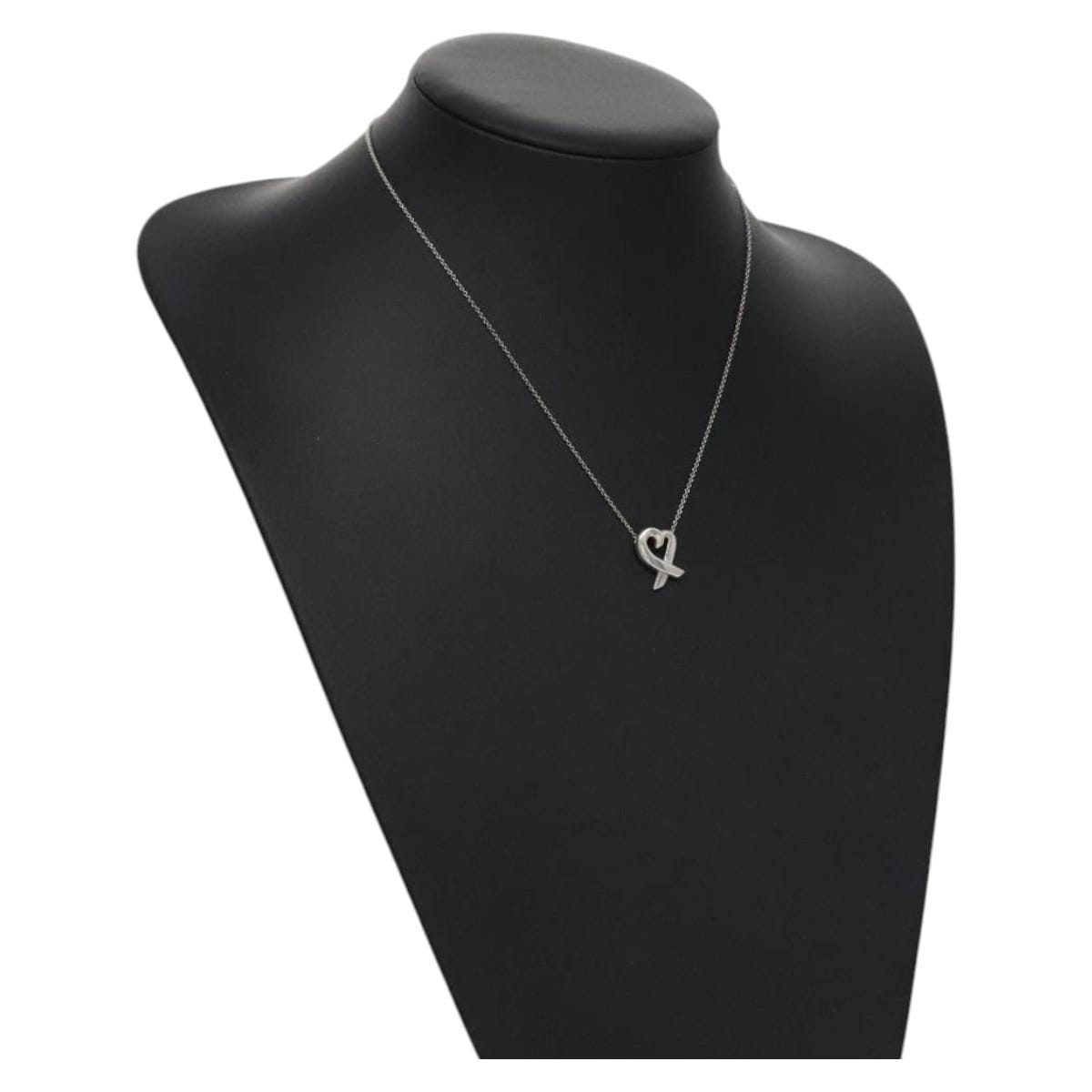 Tiffany & Co. TIFFANY&Co. Loving Heart Necklace Ag925 Silver Auth yk17596