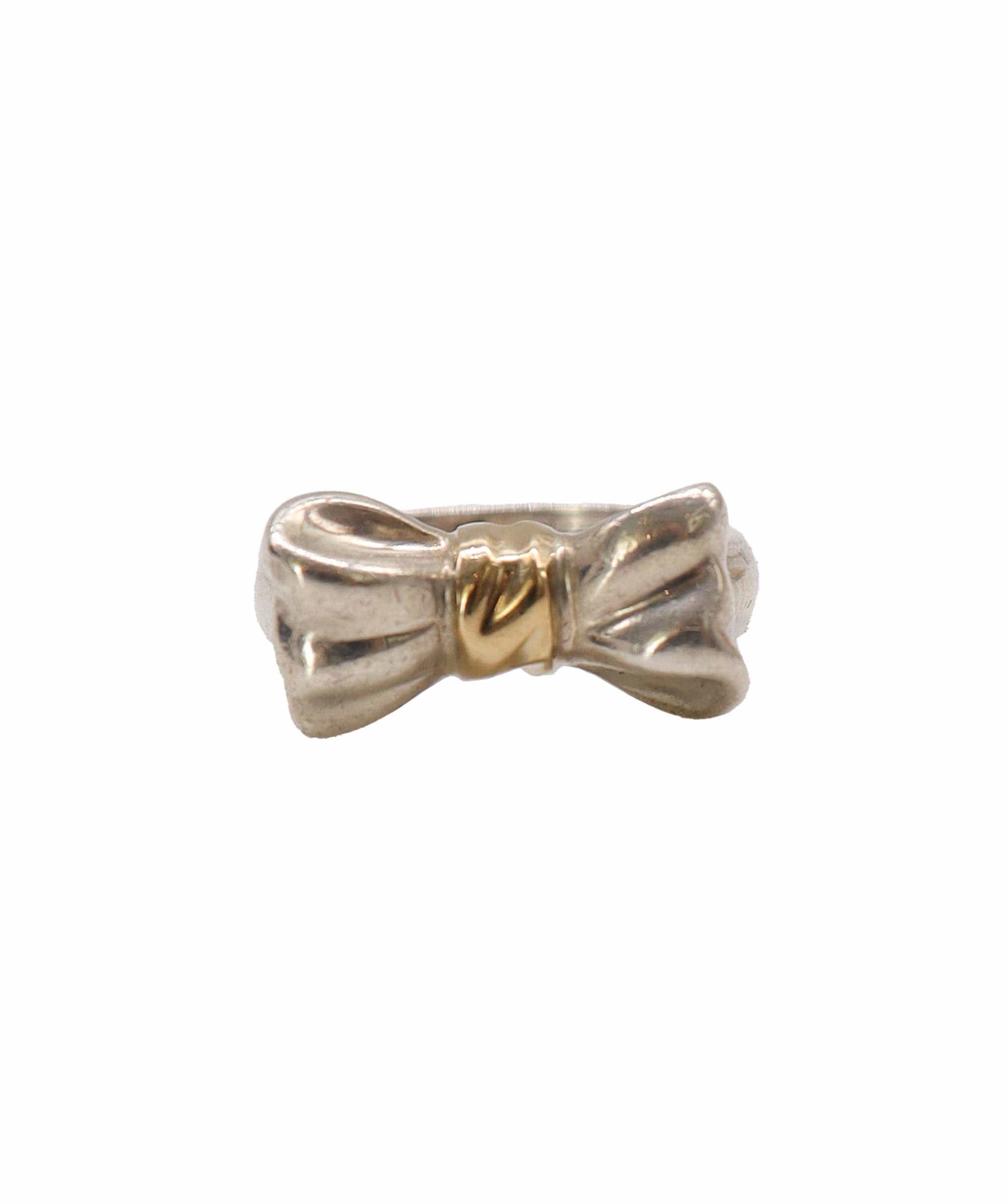 Tiffany & Co. Tiffany & Co. Mixed Ribbon Ring Silver & Gold 925 / 18K Yellow Gold 109556