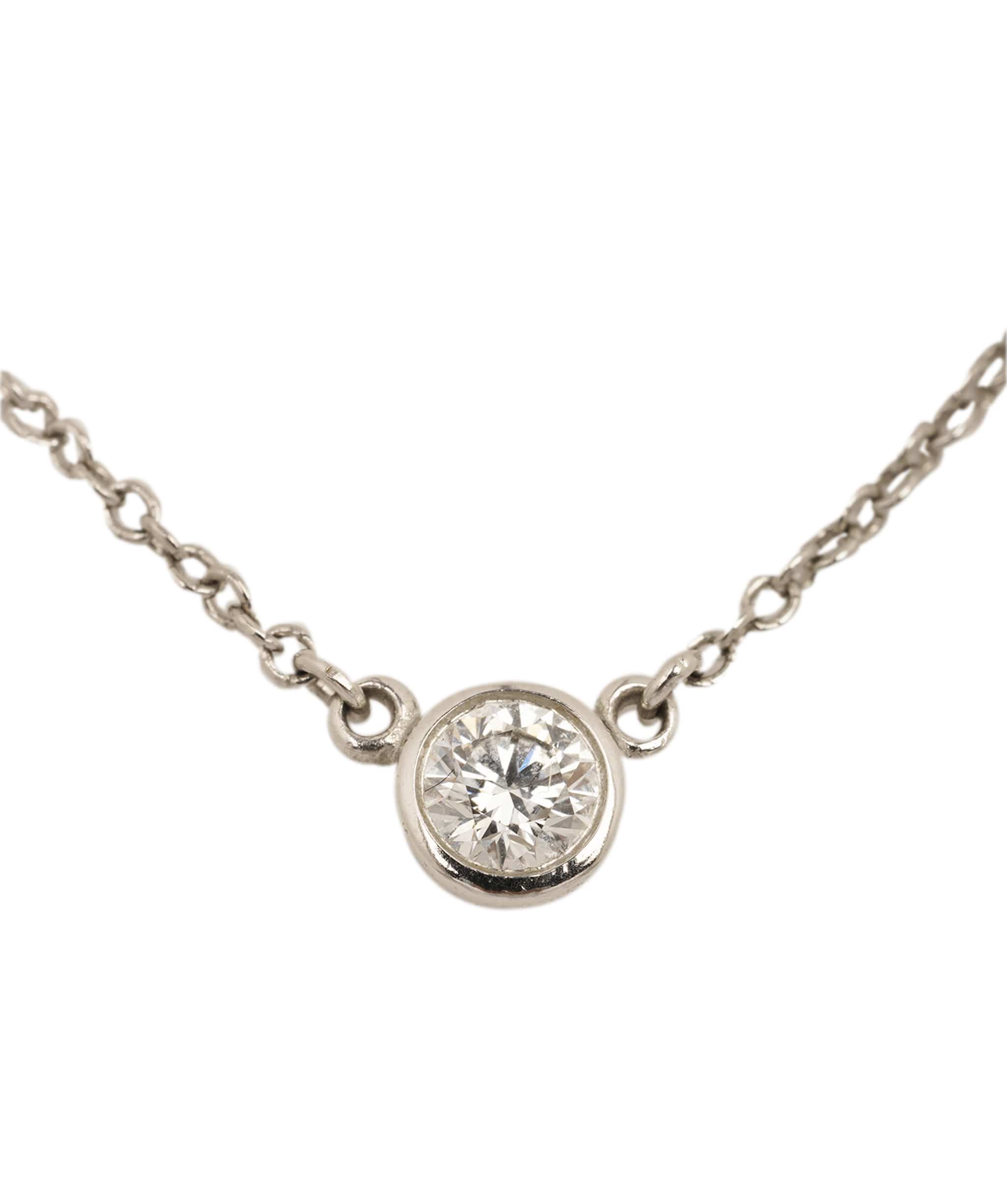 Tiffany & Co. Tiffany & Co. Platinum 0.12ct Diamonds by the Yard Necklace AKC0755